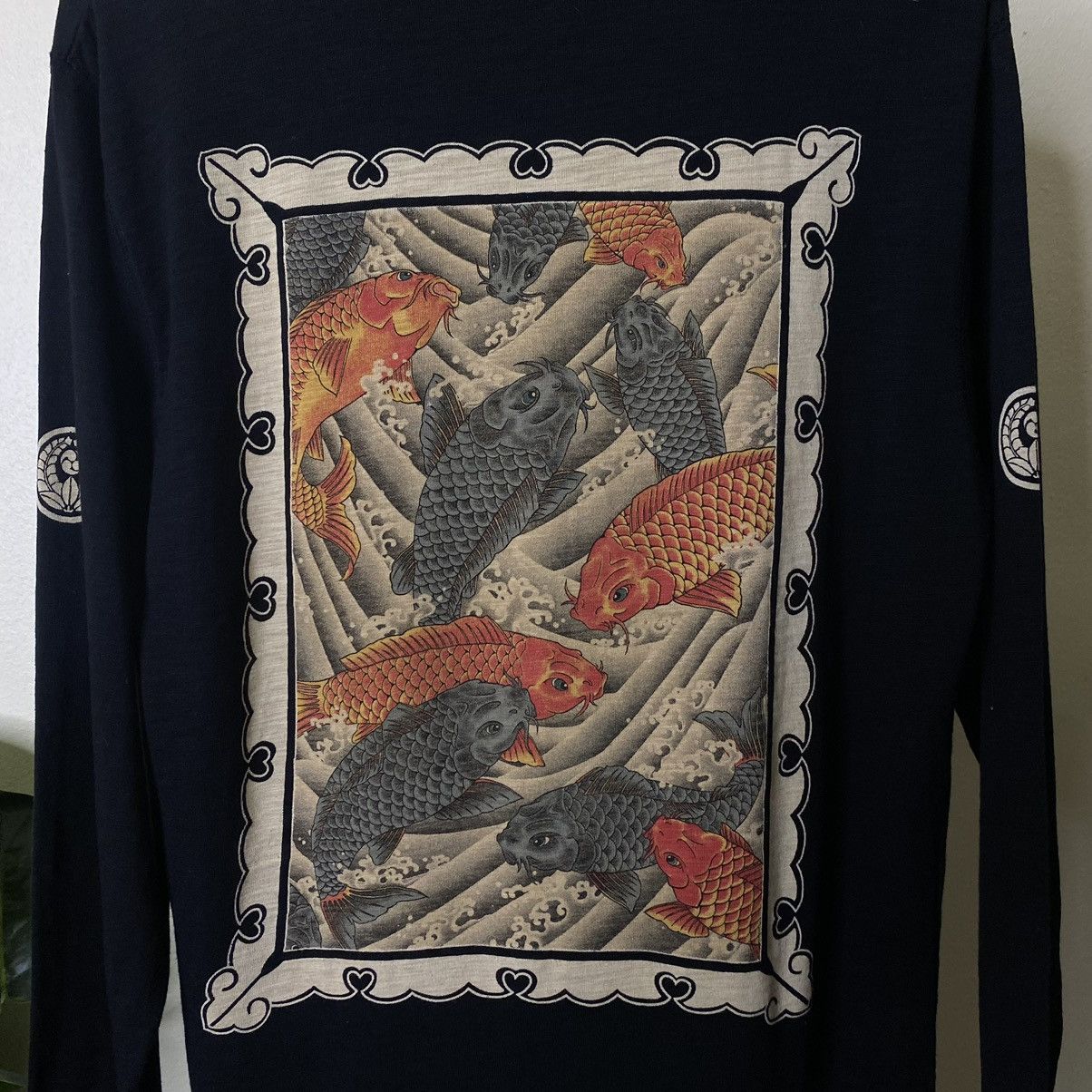Ed Hardy × Japanese Brand Cropped Head Koi Fish Karakuri Tamashi Ed Hardy Size US M / EU 48-50 / 2 - 2 Thumbnail