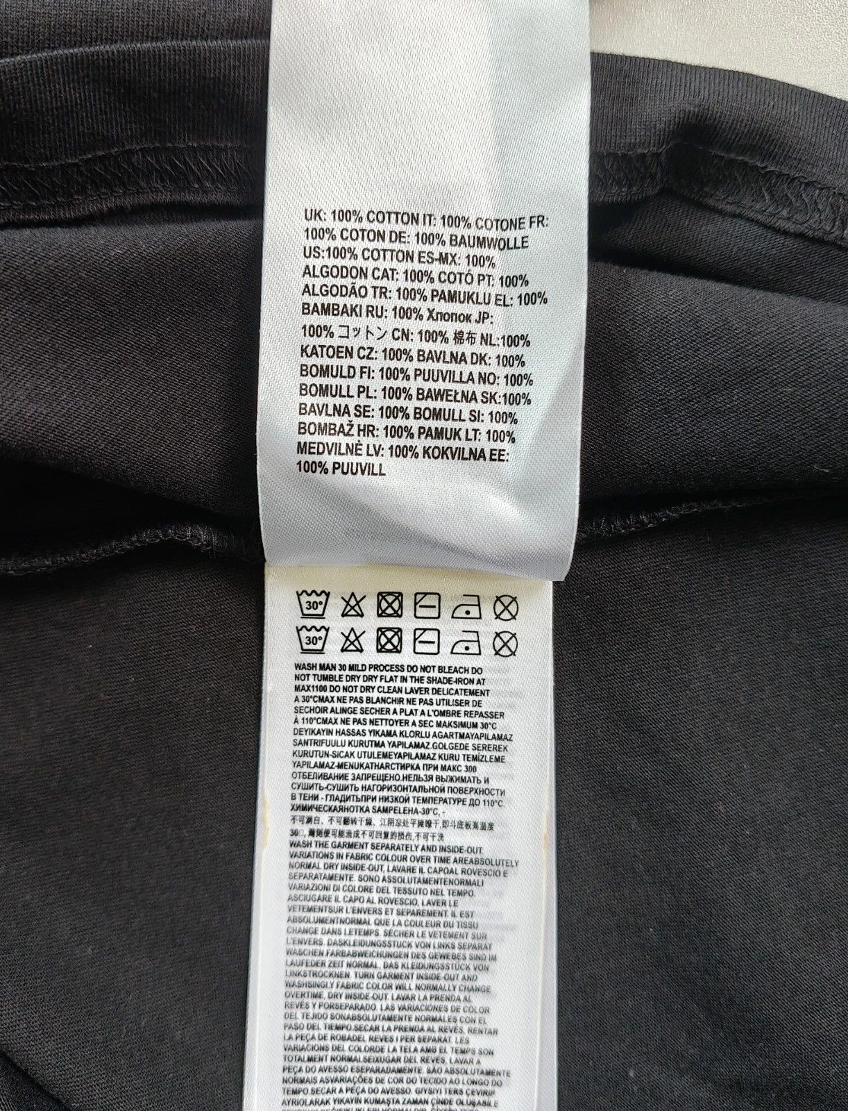Diesel DIESEL Black T-Shirt With Logo Patch T 4128 Size US L / EU 52-54 / 3 - 7 Thumbnail