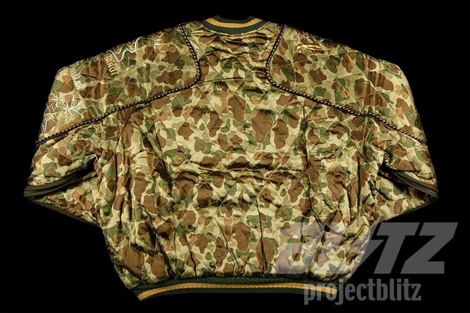 Kapital KAPITAL Pillow Rayon Vietnam Sham Bomber Jacket Camo Sz 4 XL Size US XL / EU 56 / 4 - 3 Thumbnail