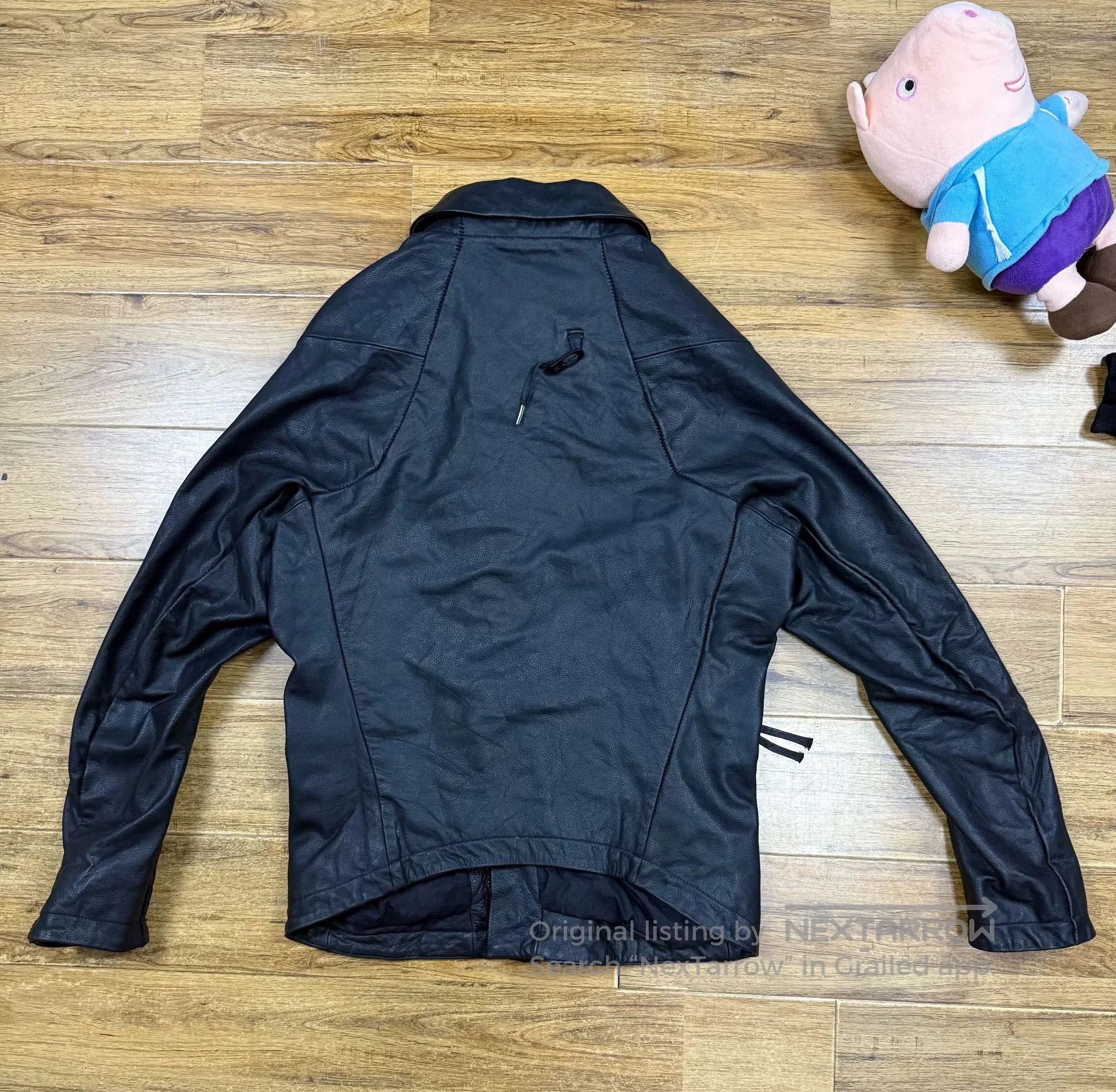 Noir Kei Ninomiya Vintage Black Motorcycle Leather Jacket. Size US L / EU 52-54 / 3 - 2 Thumbnail