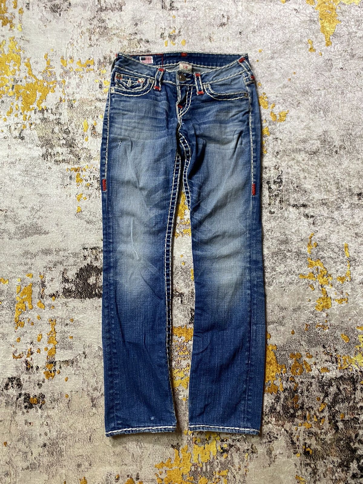 If Six Was Nine × Le Grande Bleu (L.G.B.) × True Religion Y2K True Religion Size US 28 / EU 44 - 1 Thumbnail