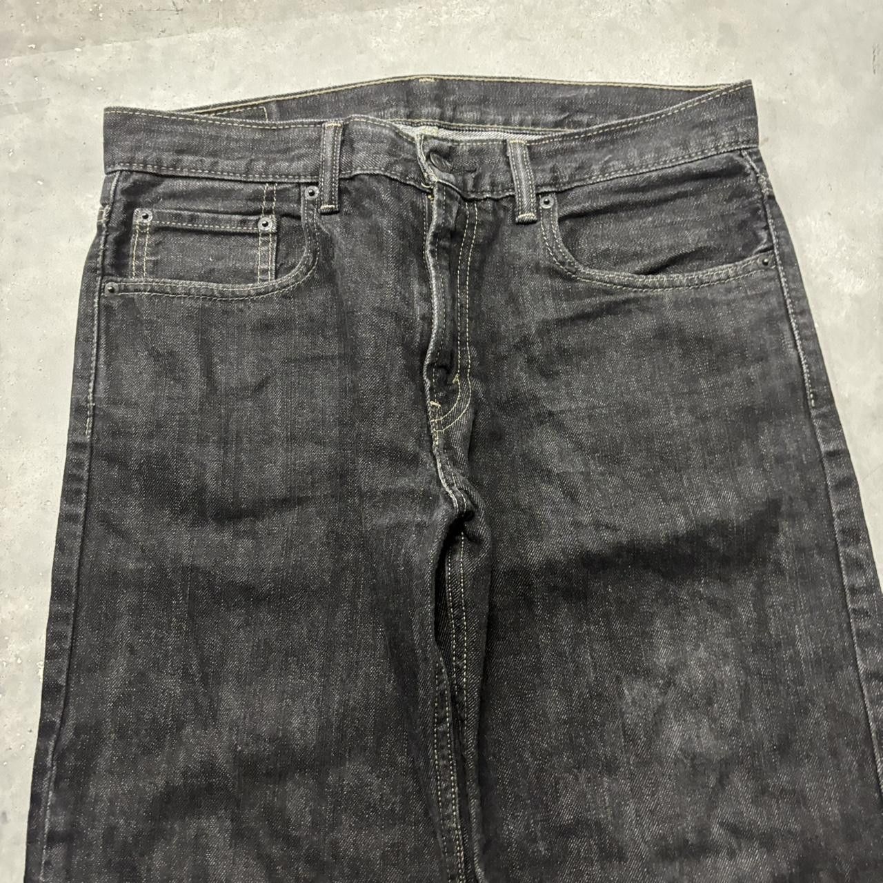 Levi's × Vintage Crazy Vintage Y2K/2000s Grunge Black Levis Essential Denim Jeans! Size US 30 / EU 46 - 5 Thumbnail