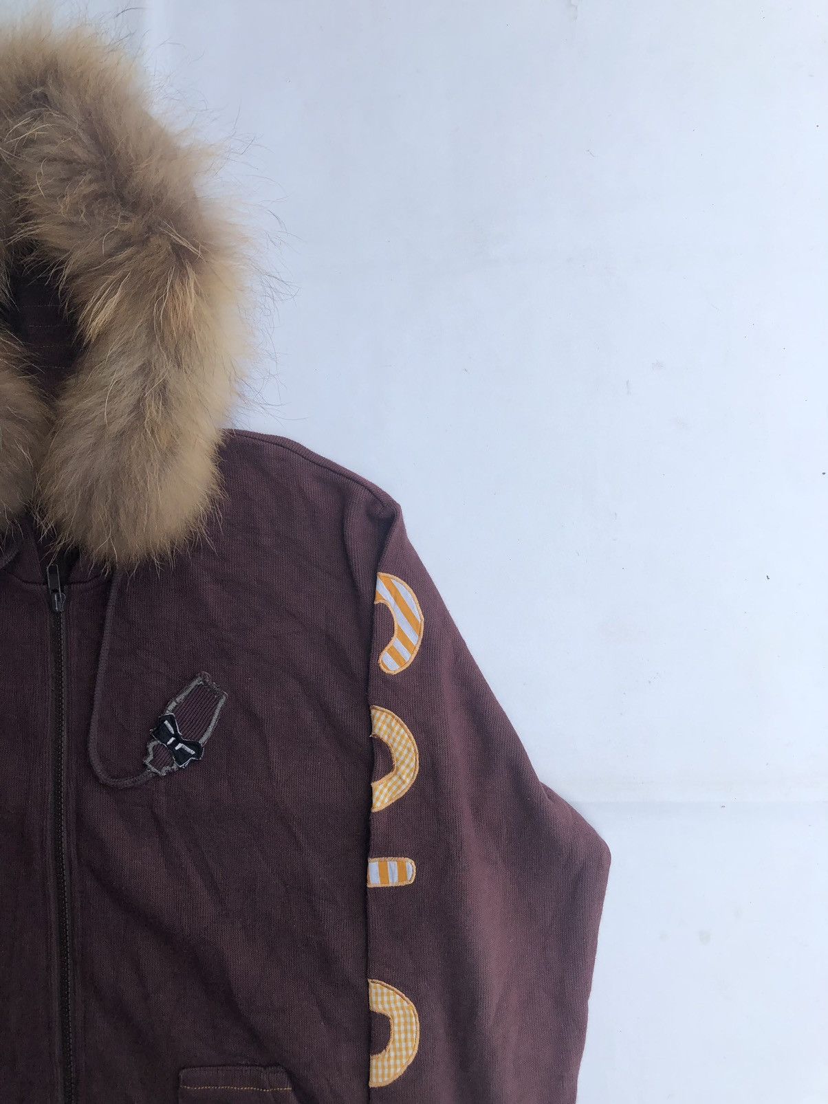 If Six Was Nine Faux Fur Hoodie distressed Japanese punk Ifsix Style Size US L / EU 52-54 / 3 - 4 Thumbnail