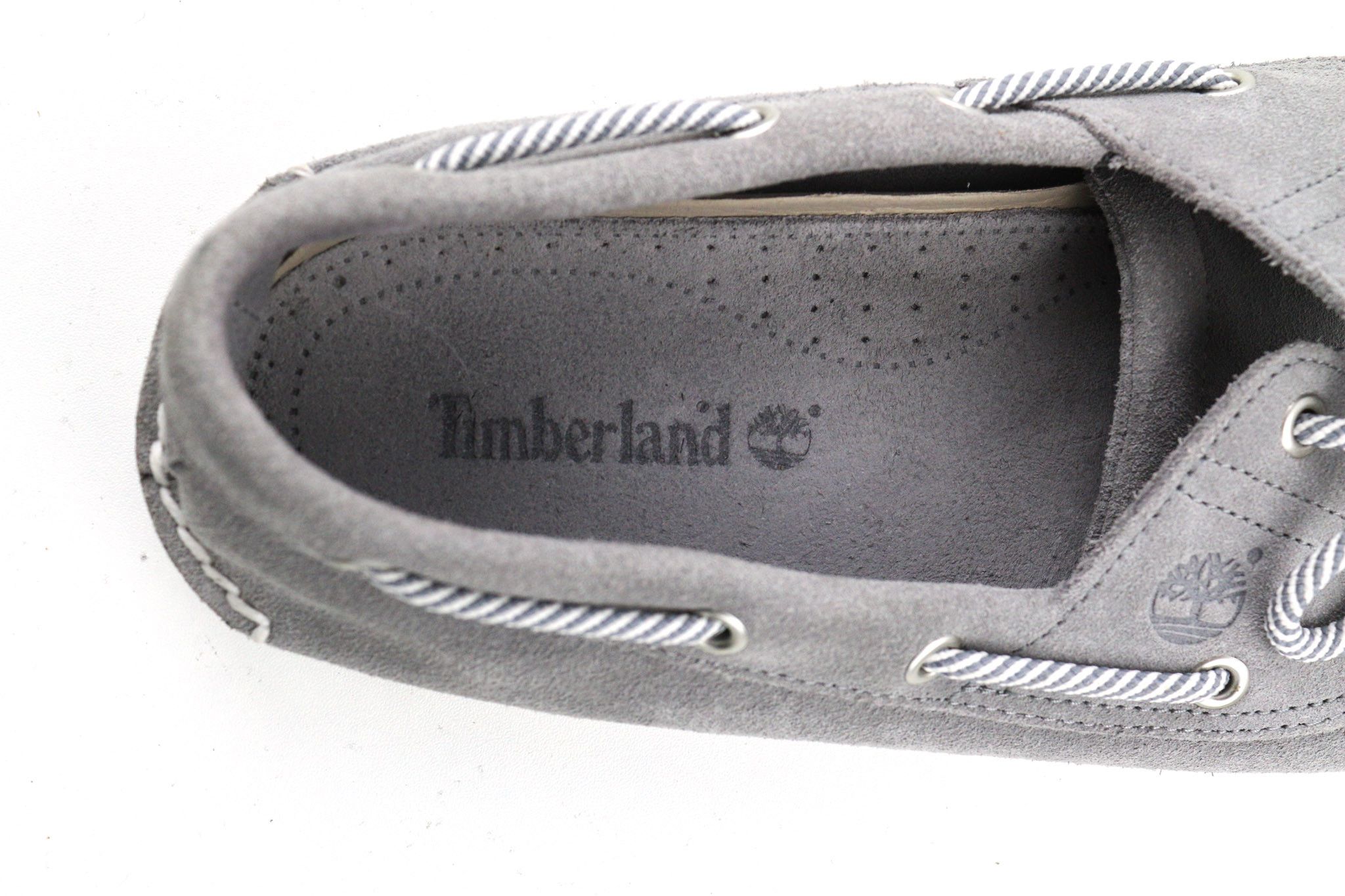 Timberland A43W1 UK10.5 Grey Leather Slip On Loafer 81009 Size US 11 / EU 44 - 9 Thumbnail