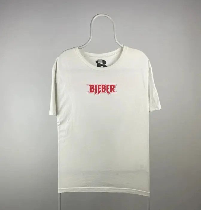 Justin Bieber Justin Bieber stadium T-shirt streetwear size XLarge white Size US XL / EU 56 / 4 - 2 Thumbnail