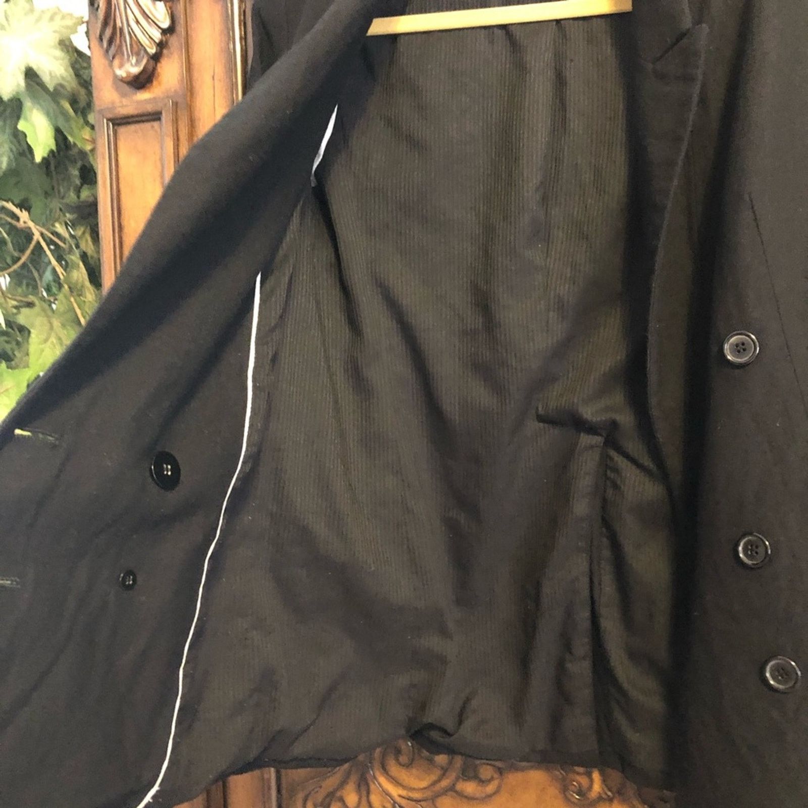 Club Monaco Club Monaco black double breasted blazer suit jacket 0 Size XS / US 0-2 / IT 36-38 - 3 Thumbnail