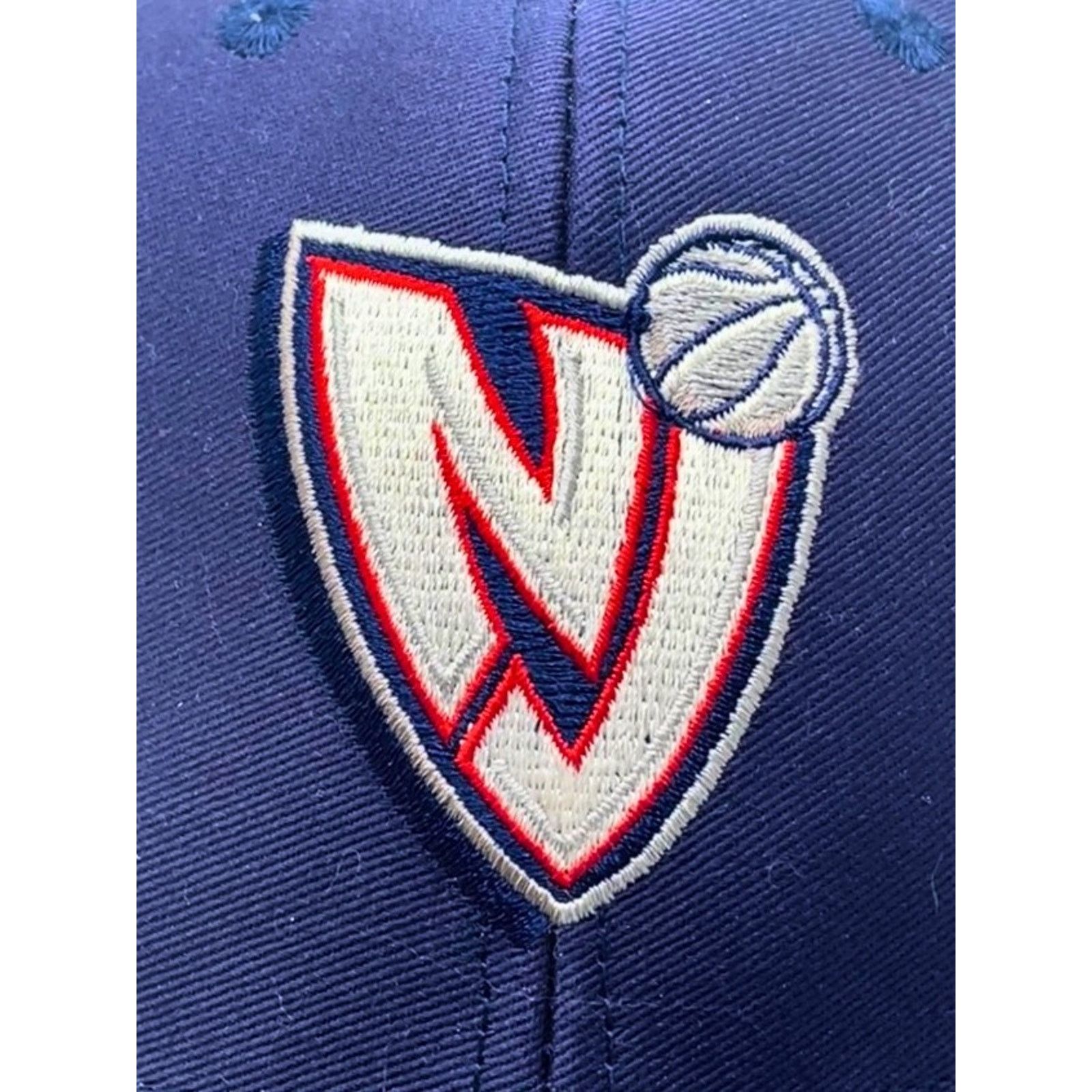 Other New Jersey Nets Blockhead Logo Vintage 90s Snapback Hat NBA Size ONE SIZE - 9 Thumbnail