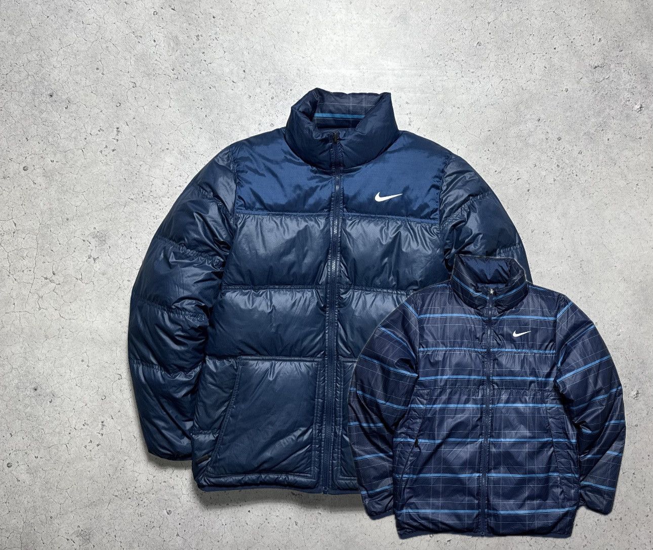 Nike Nike Reversible Down Puffer Jacket Drill Swoosh Size S Size US S / EU 44-46 / 1 - 1 Thumbnail