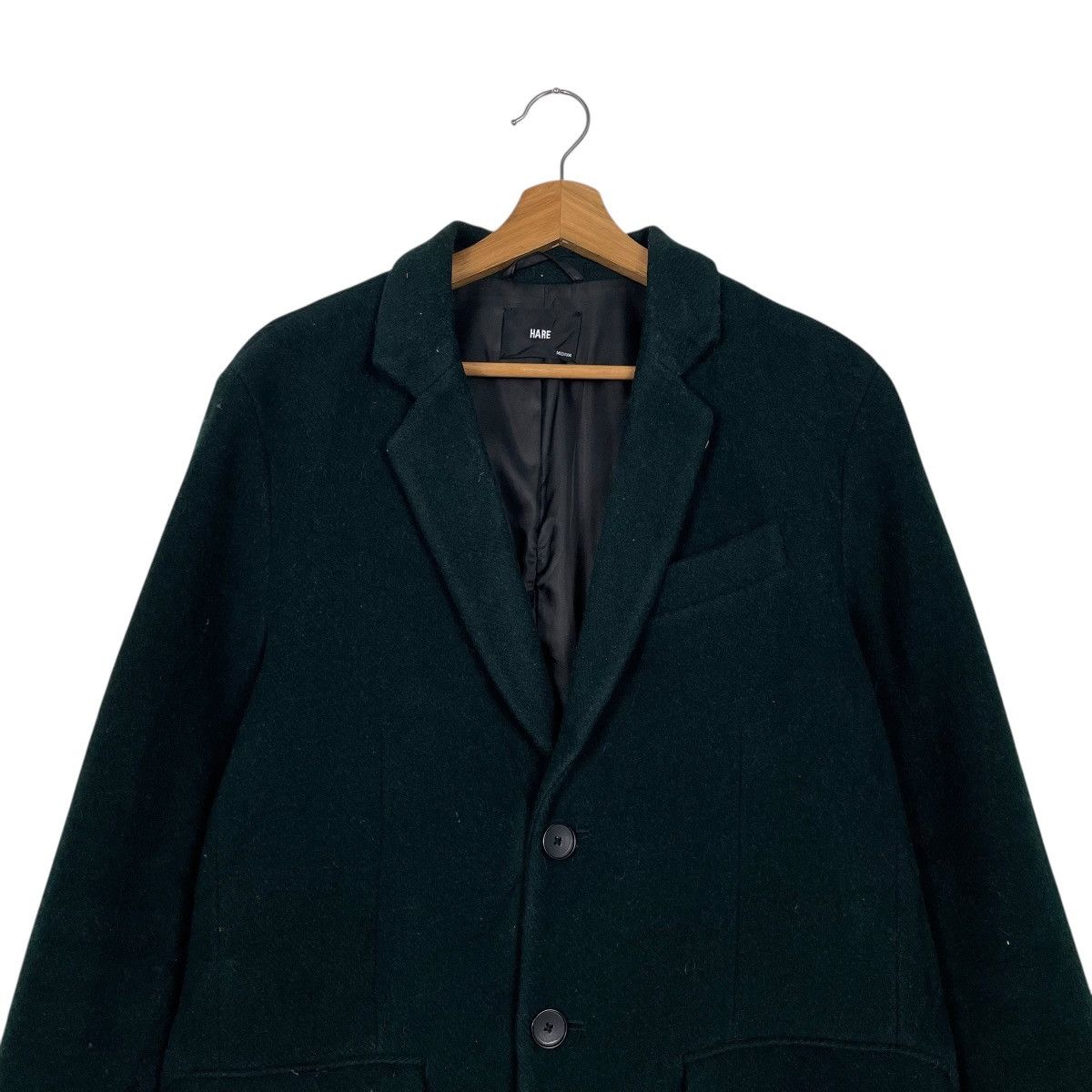 HARE Japanese Brand Hare Black Coat Size US M / EU 48-50 / 2 - 2 Thumbnail