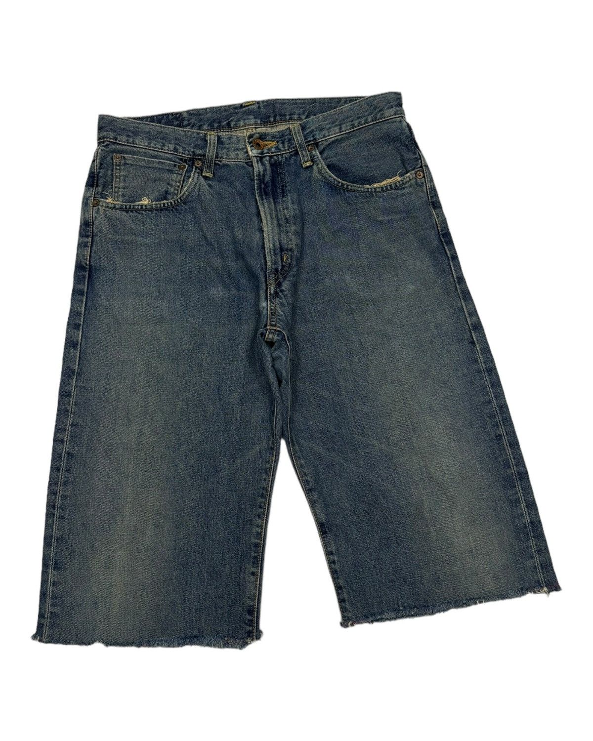Edwin EDWIN 505x SELVEDGE SHORT DENIM JEANS Size US 31 - 5 Thumbnail