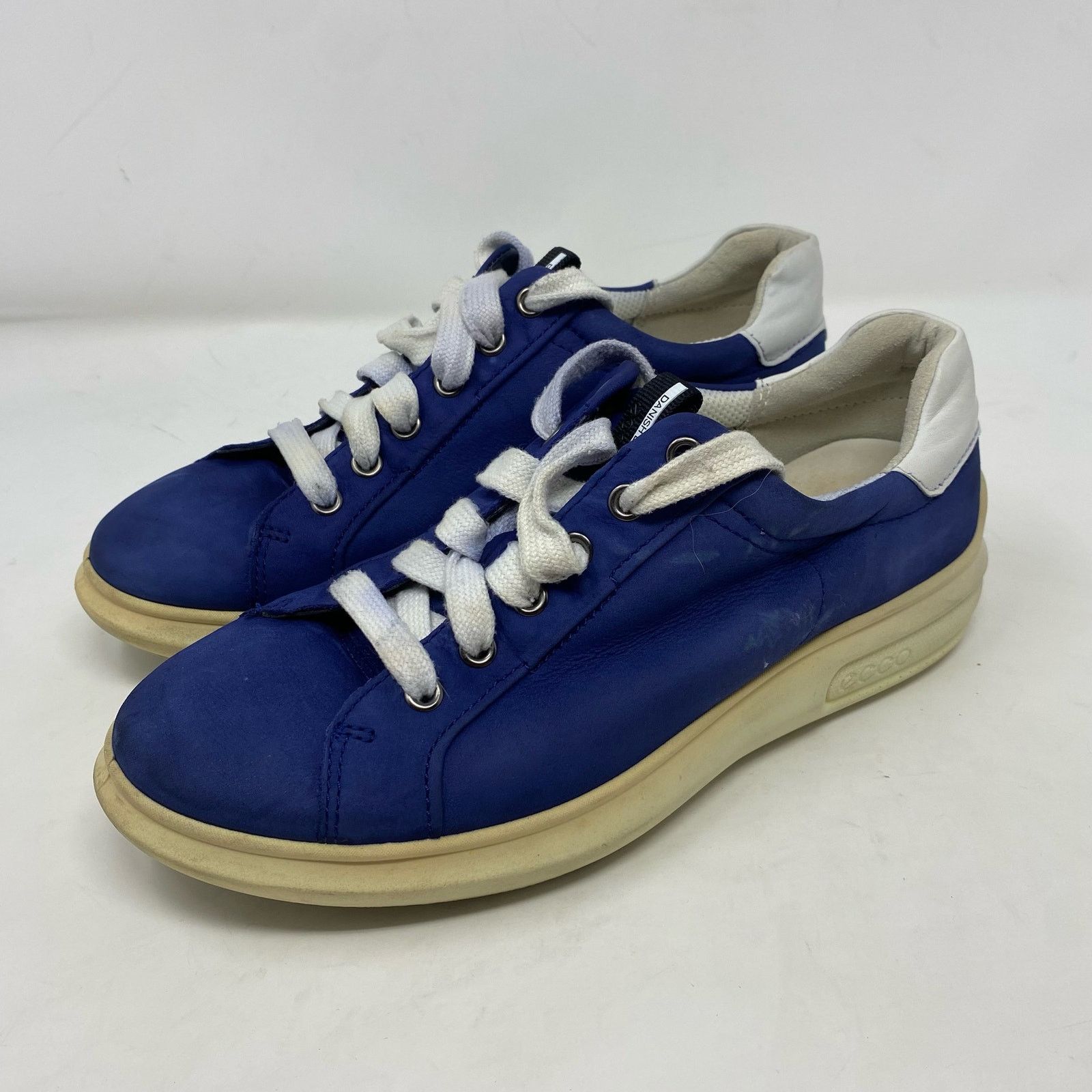 Ecco Ecco Soft 3 Blue Nubuck Platform Comfort Lace Up Sneaker 8.5 Size US 8.5 / IT 38.5 - 1 Thumbnail