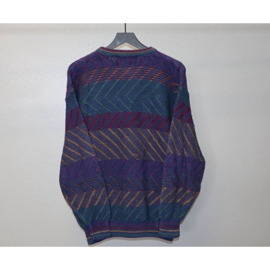 Chaps Vintage Chaps Ralph Lauren Sweater 80s 90s Abstract Knit Size US L / EU 52-54 / 3 - 5 Thumbnail