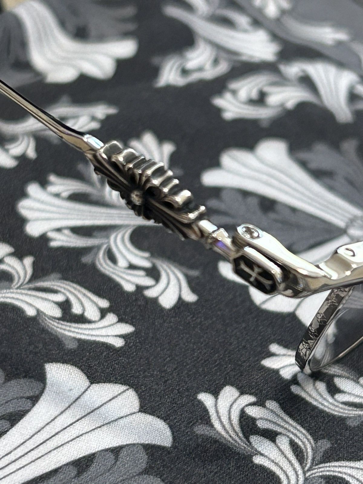 Chrome Hearts Chrome Hearts Vagidictorian III Silver Circle Glasses Size ONE SIZE - 4 Thumbnail