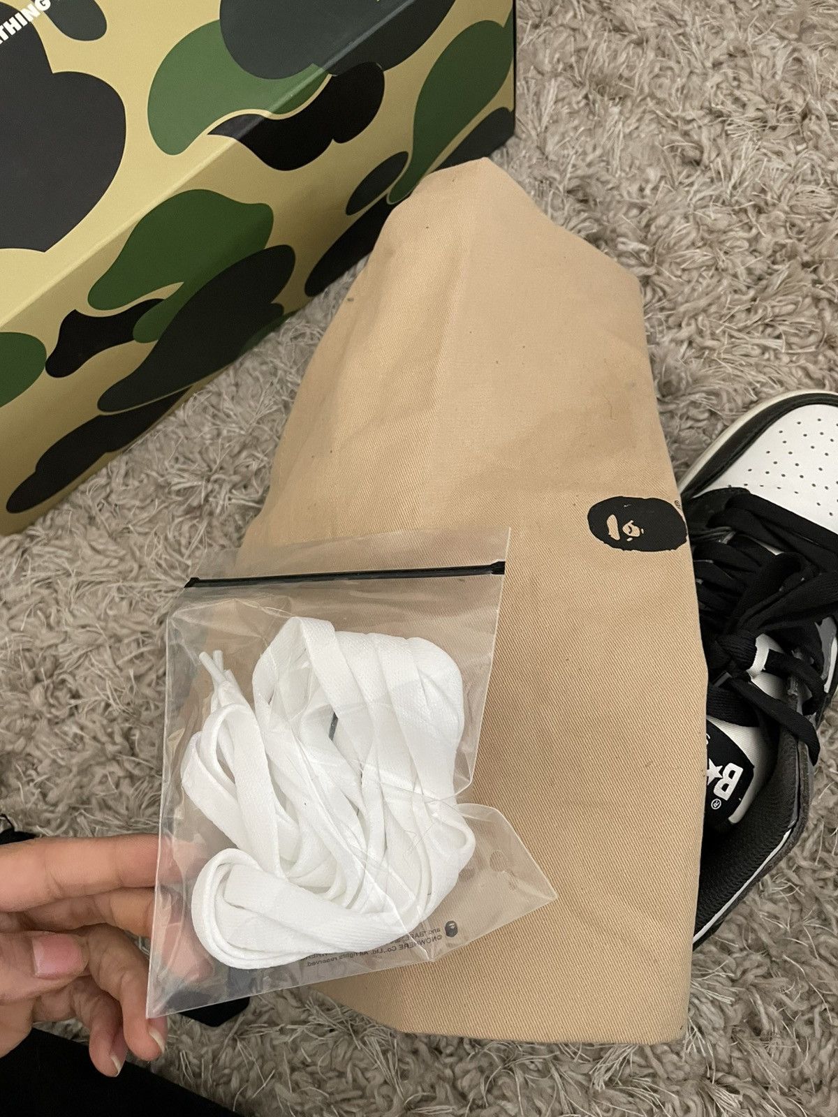 Bape Bape Sk8 Sta #5 M1 Black Size US 9.5 / EU 42-43 - 13 Thumbnail