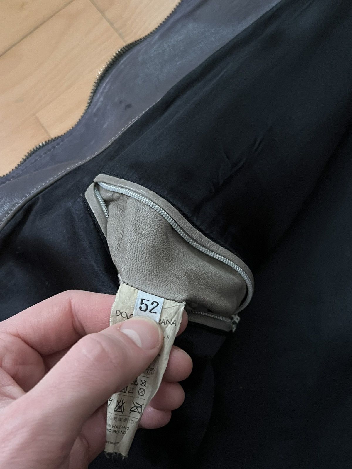 Dolce & Gabbana 2000s Dolce & Gabbana Paint Splitter 5 zip jacket Size US L / EU 52-54 / 3 - 9 Thumbnail