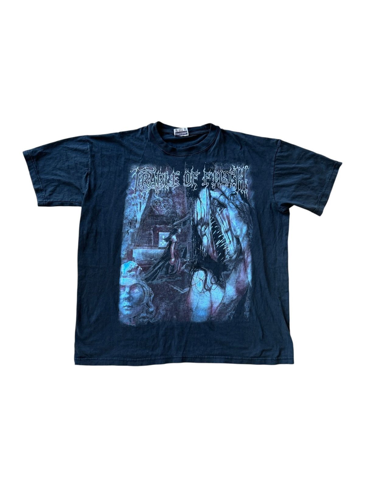 Band Tees *RARE* 90s VINTAGE CRADLE OF FILTH TFD TOTAL FUCKING Size US XL / EU 56 / 4 - 5 Thumbnail