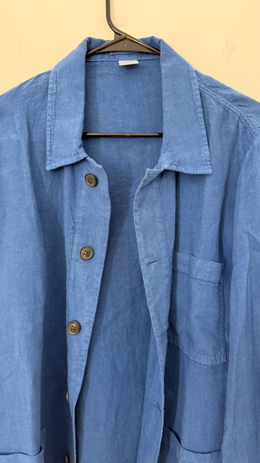 ジャケット・アウター jjjjound French Chore Jacket - Linen JJJJound Jjjjound Blue Linen French Chore Jacket | Grailed
