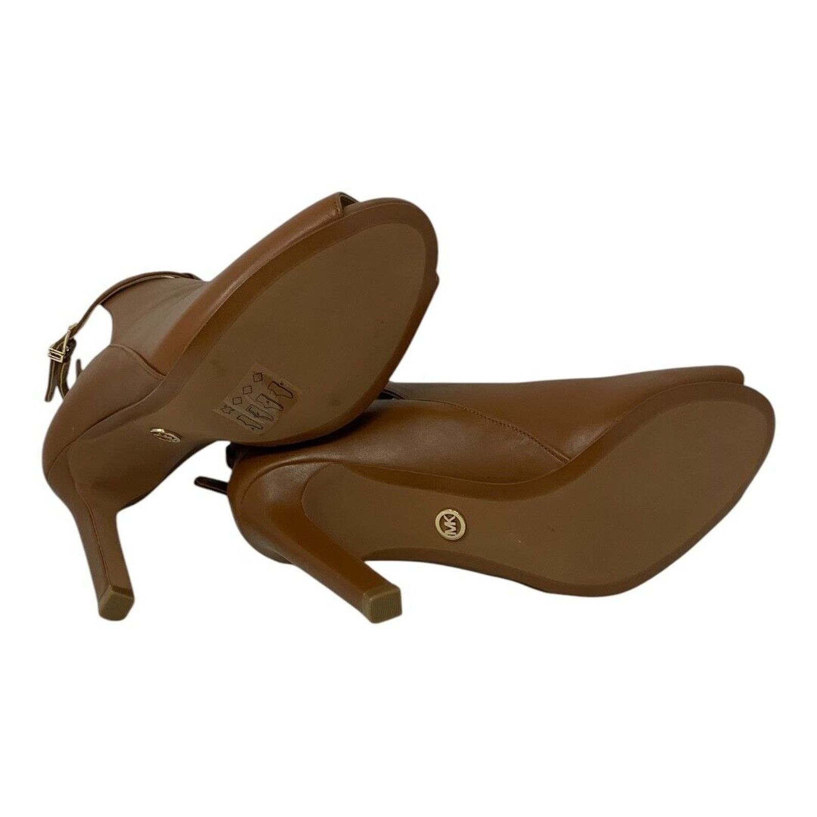 Michael Kors Michael Kors Lawson Open Toe Leather Bootie Tan 9 NWT $175 Size US 9 / IT 39 - 7 Thumbnail