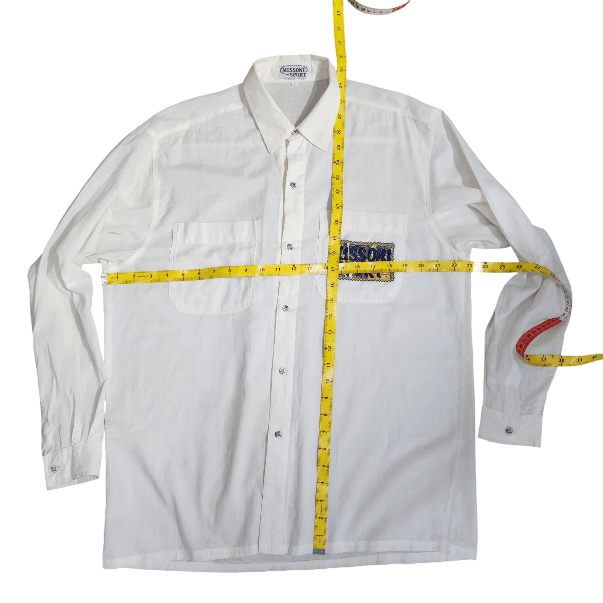 Missoni × Vintage Vintage 90s Missoni Sports shirts made in Italy Size US L / EU 52-54 / 3 - 7 Thumbnail