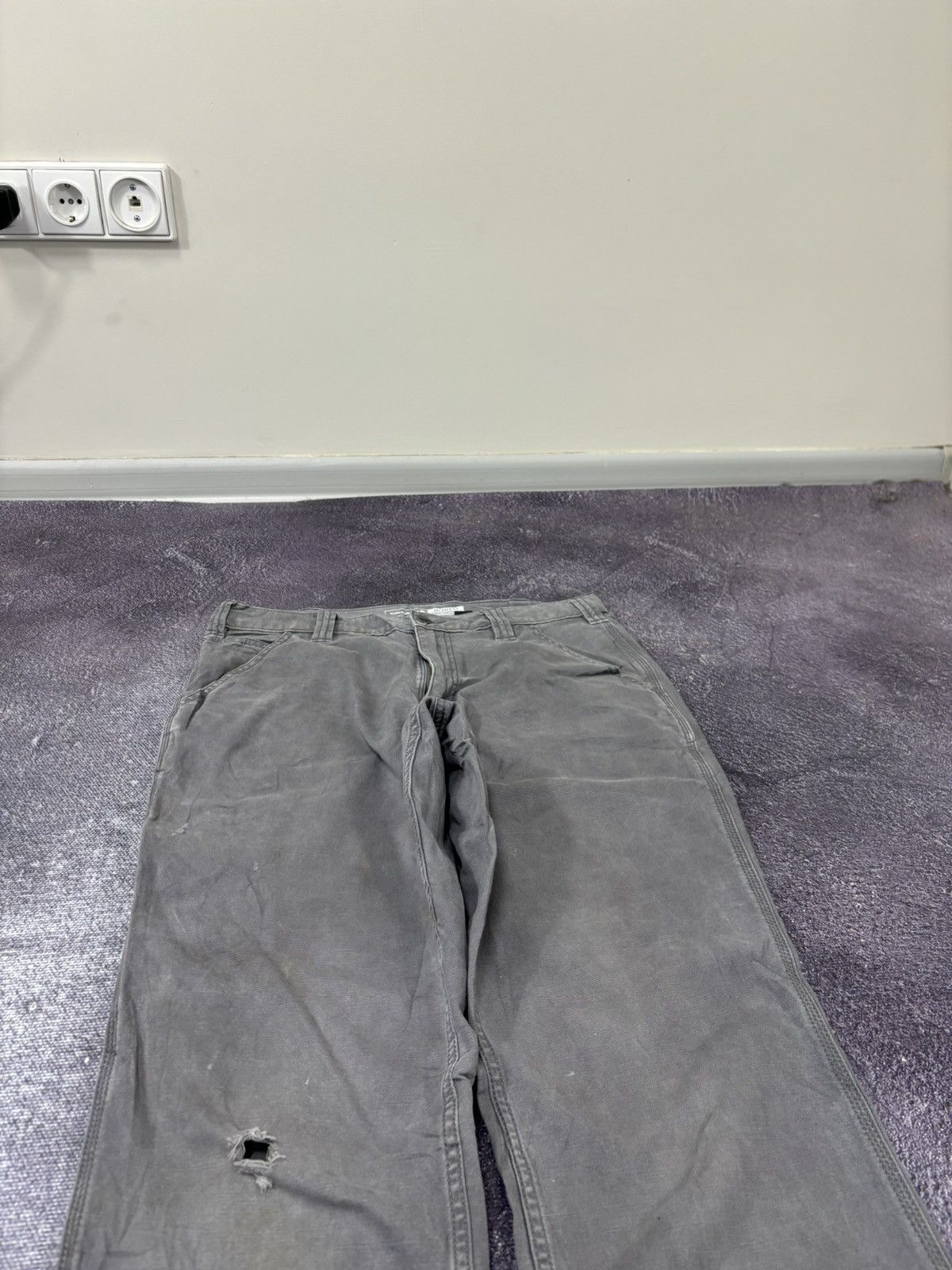 Carhartt Vintage Carhartt USA Gray Work Hype Relaxed Fit Pants Size US 32 / EU 48 - 13 Thumbnail