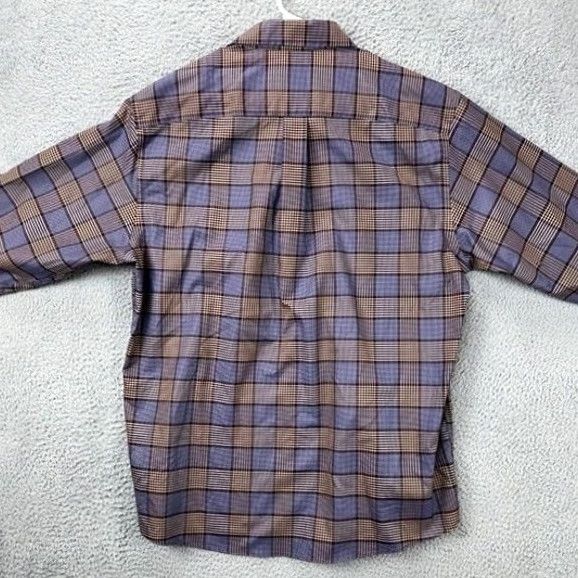 Jos. A. Bank Jos. A. Bank Shirt Mens Large Travelers Collection Multi Glen Check Button Down Shirt Size US L / EU 52-54 / 3 - 2 Thumbnail