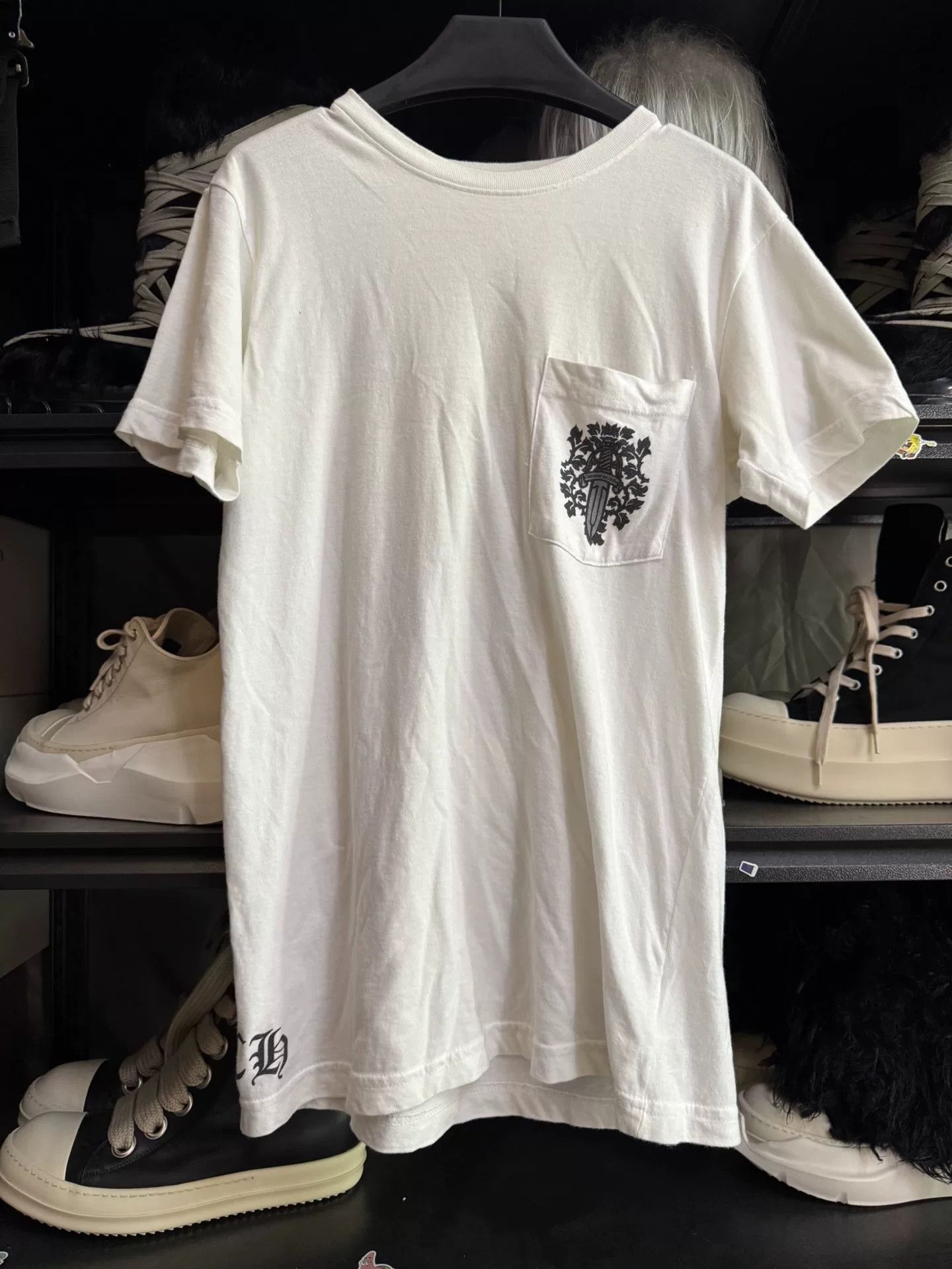 Chrome Hearts Chrome Hearts White T-Shirt S Men Size US S / EU 44-46 / 1 - 1 Thumbnail