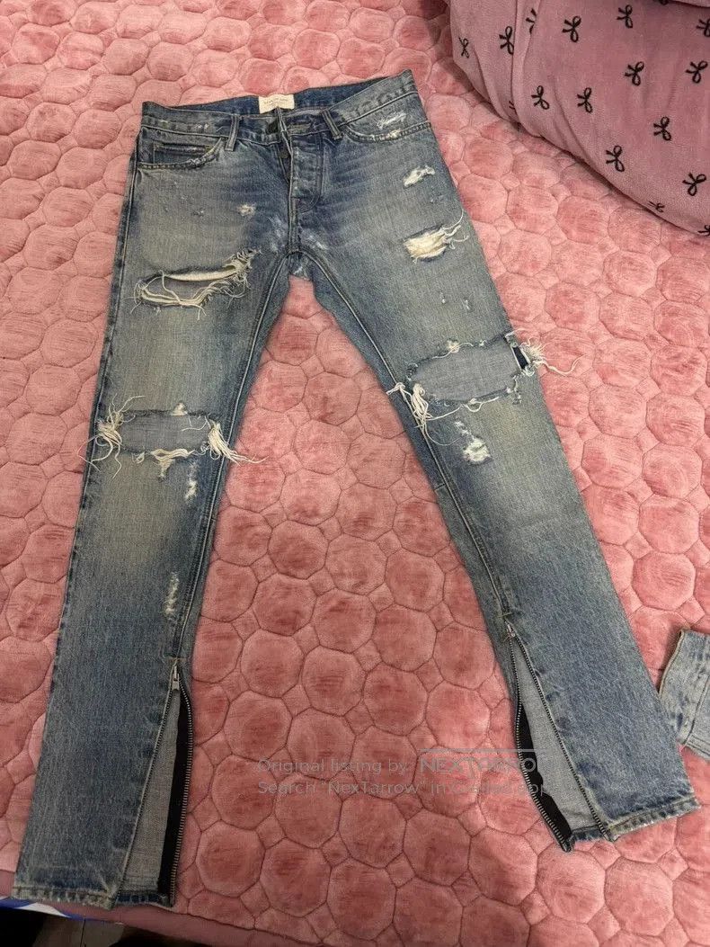 Fear of God Fear of God 4th OG Blue Jeans. Size US 29 - 1 Thumbnail
