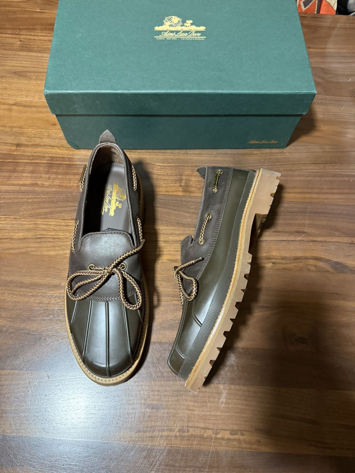 Aime Leon Dore AIME LEON DORE Pápia Moc “Coffee Bean” Size 11 Brown Boots Size US 11 / EU 44 - 1 Thumbnail