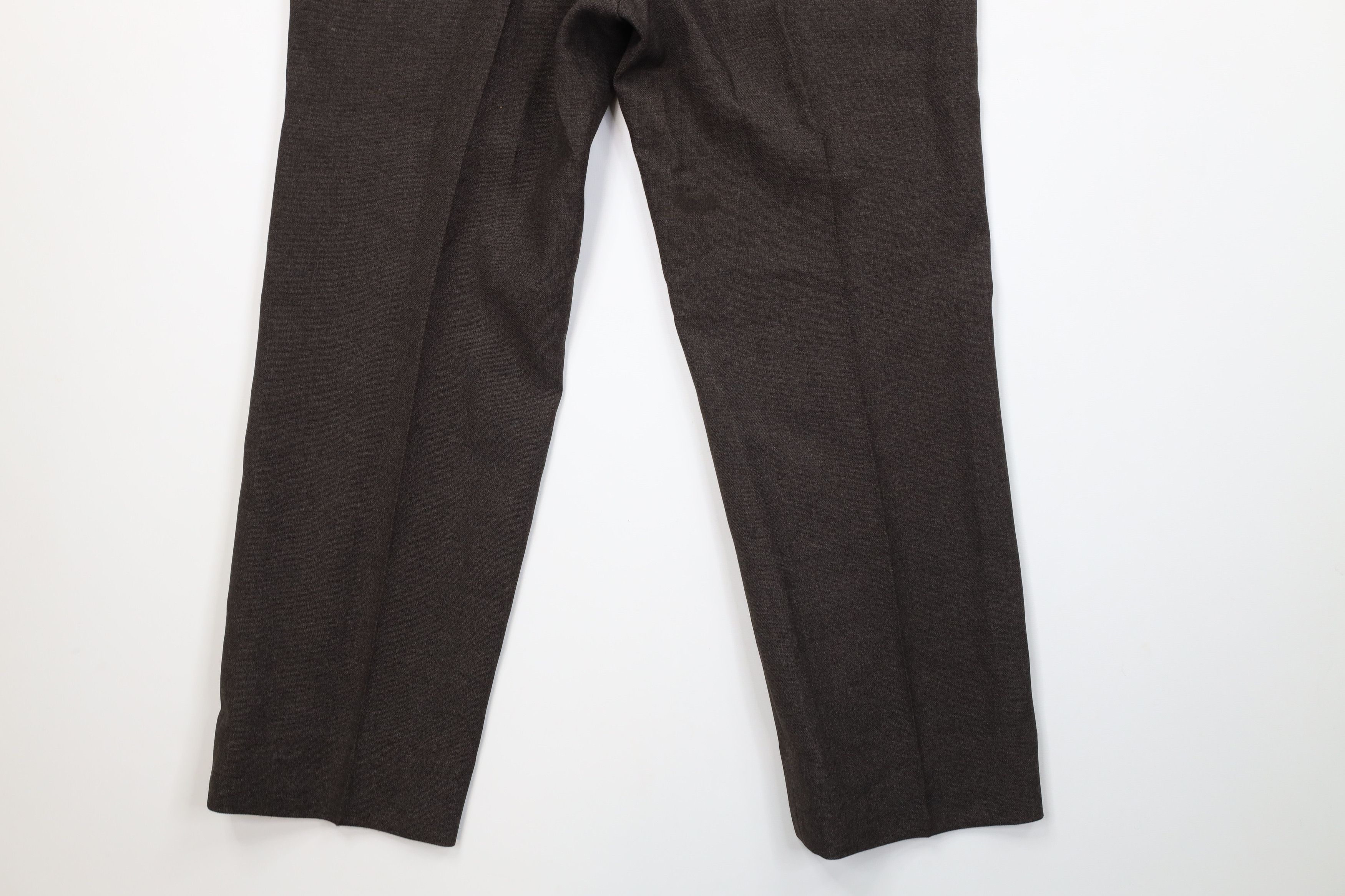 Levi's Vintage 70s Levis Knit Flared Wide Leg Chino Pants Brown USA Size US 32 / EU 48 - 13 Thumbnail