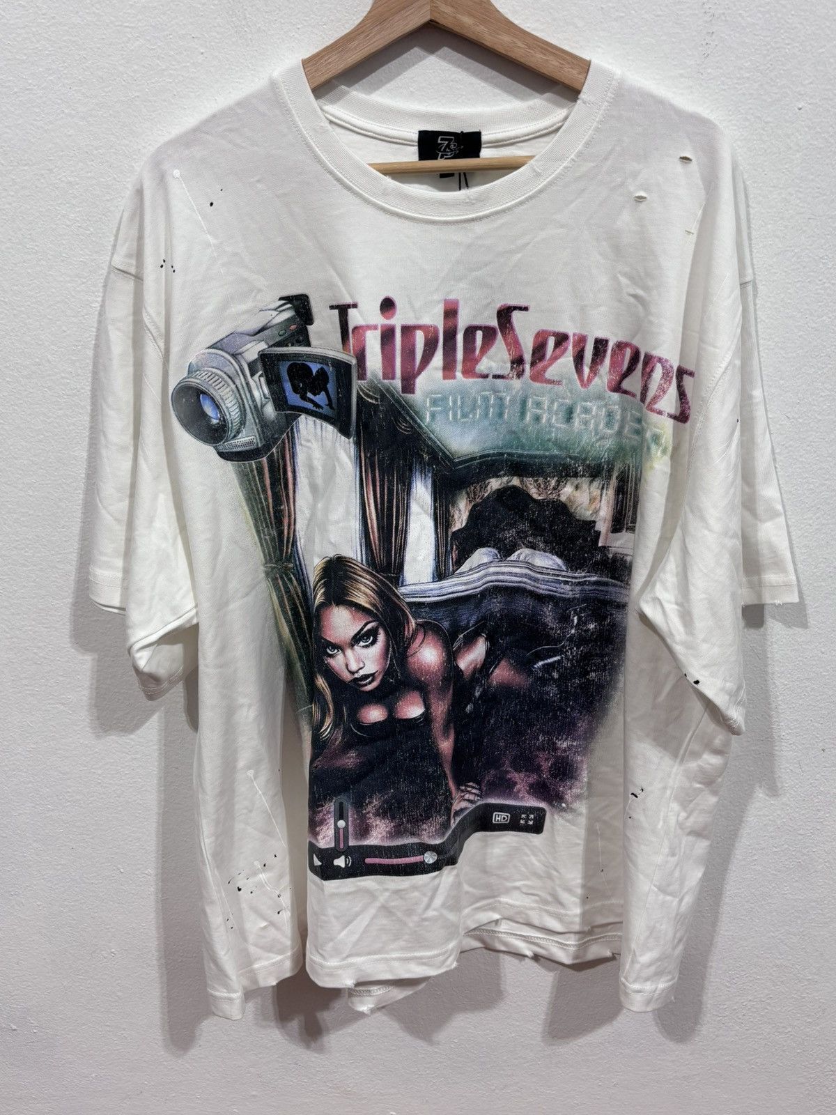 TRIPLE SEVENS Triple Sevens Filmstar White Tee Size US XL / EU 56 / 4 - 1 Thumbnail