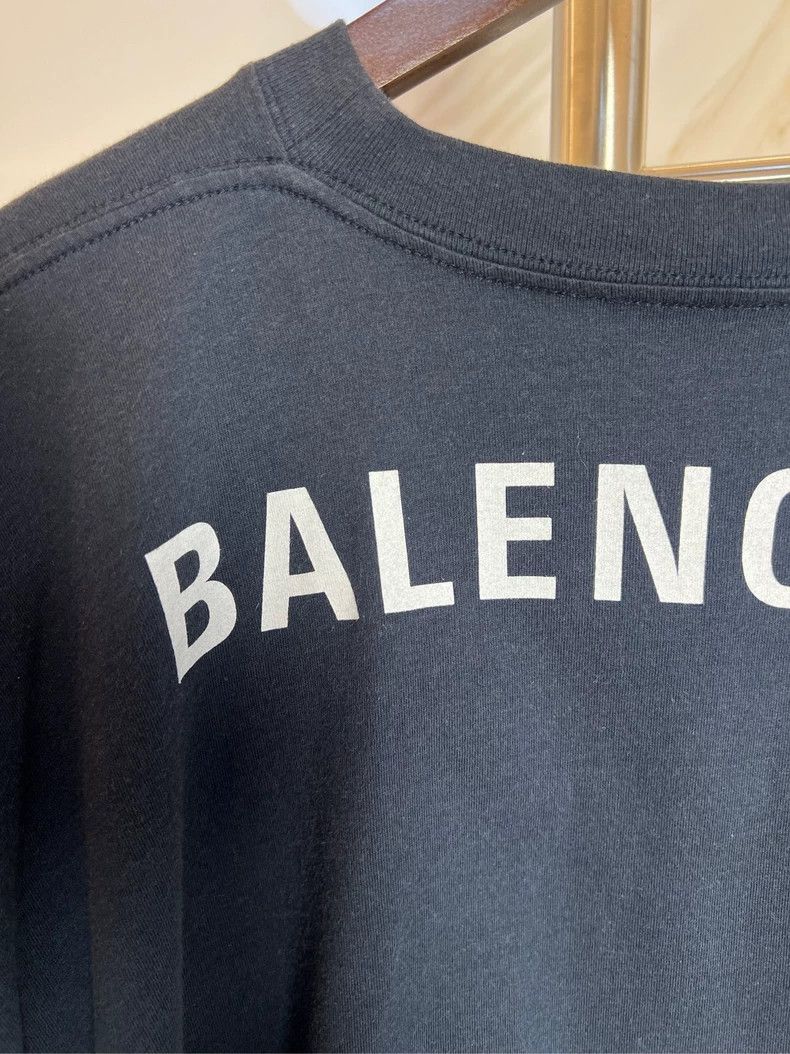 Balenciaga Balenciaga Letter T-shirt with round neck and short sleeve Size US M / EU 48-50 / 2 - 5 Thumbnail