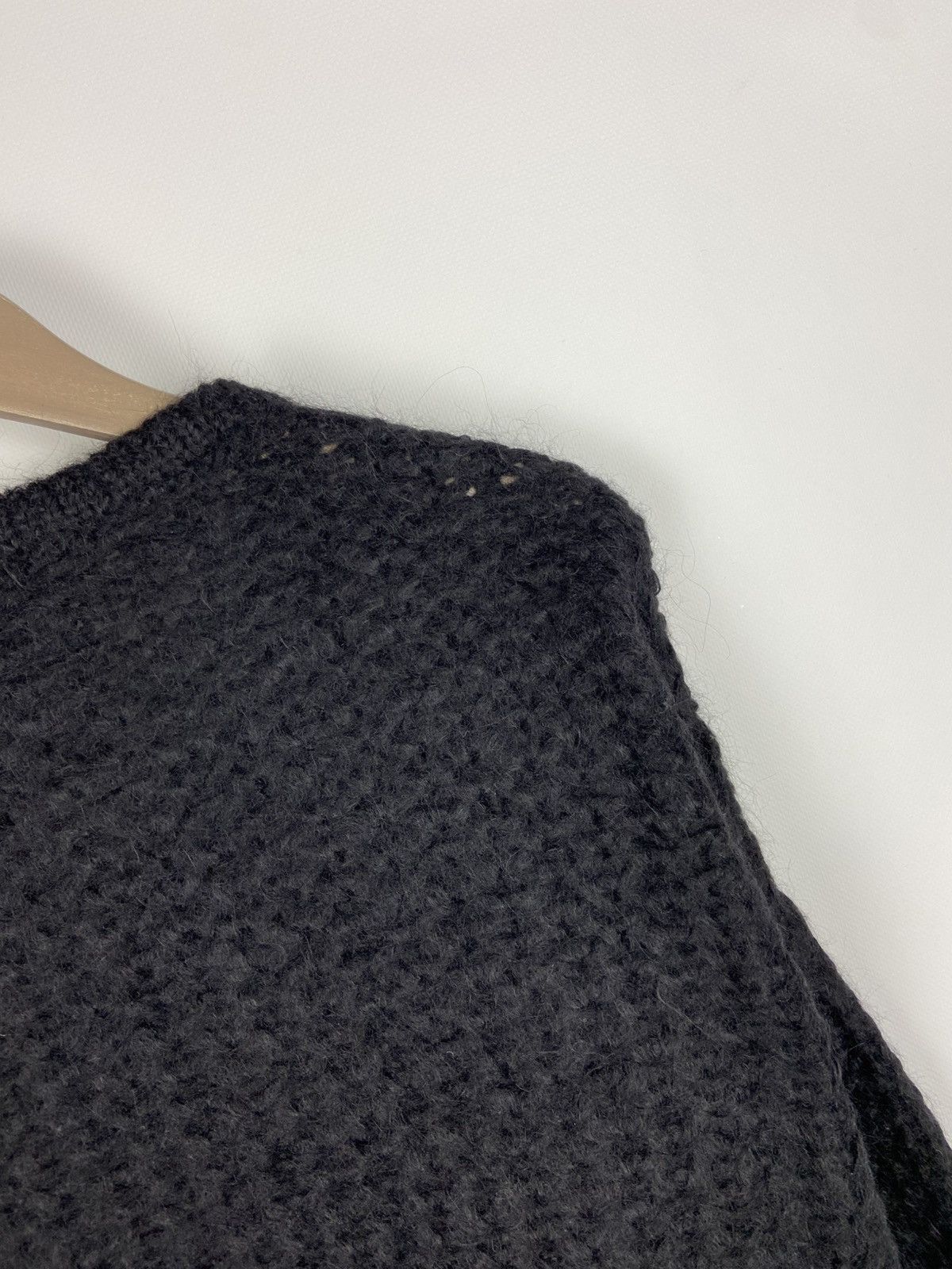 Designer × Thom Krom Thom Krom Black Mens Knitted Sweater Suri Alpaca/Wool Sz S Size US S / EU 44-46 / 1 - 12 Thumbnail