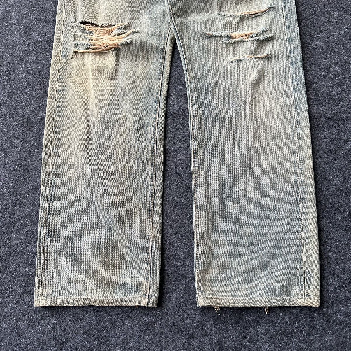 Big John Vintage Big John Regular Baggy Mudwash Denim 32x30 D684 Size US 32 / EU 48 - 8 Thumbnail