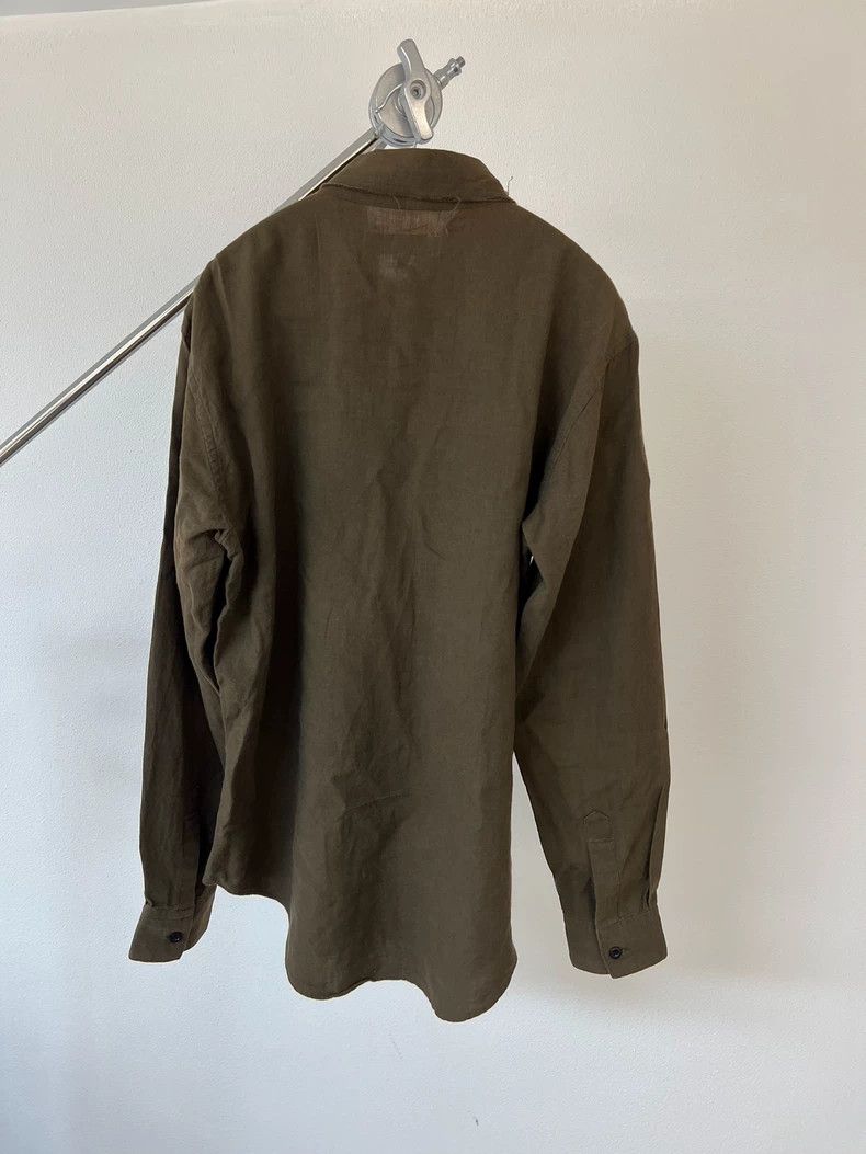 Yohji Yamamoto yohji Yamamoto Fringe-paneled wool-blend shirt 2503-Nextarr Size US L / EU 52-54 / 3 - 5 Thumbnail
