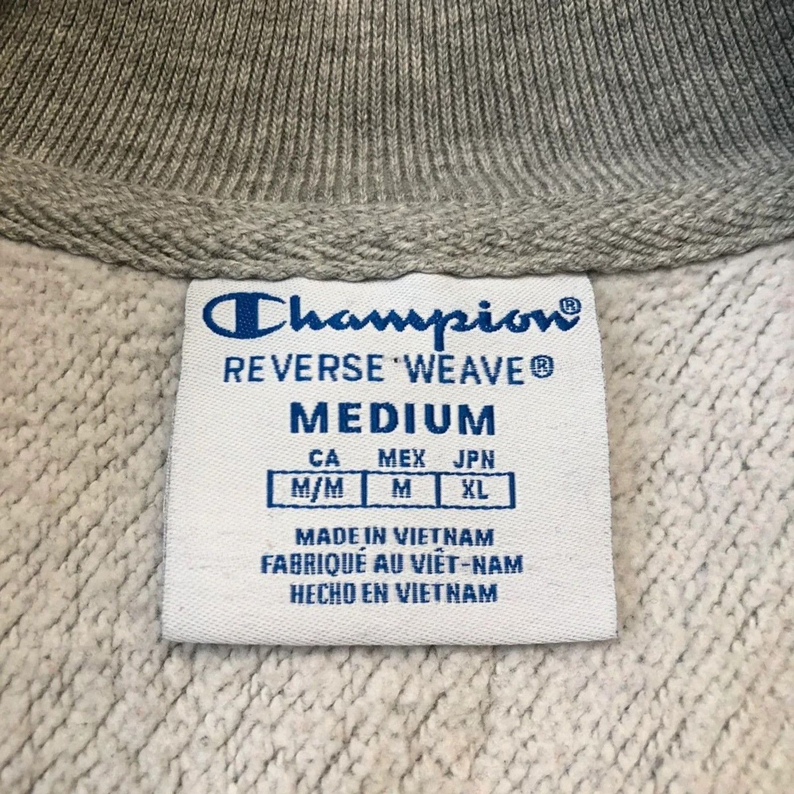 Champion × Vintage Champion Sweatshirt Reverse Weave Script 1/4 Zip Pullover Size US M / EU 48-50 / 2 - 5 Thumbnail