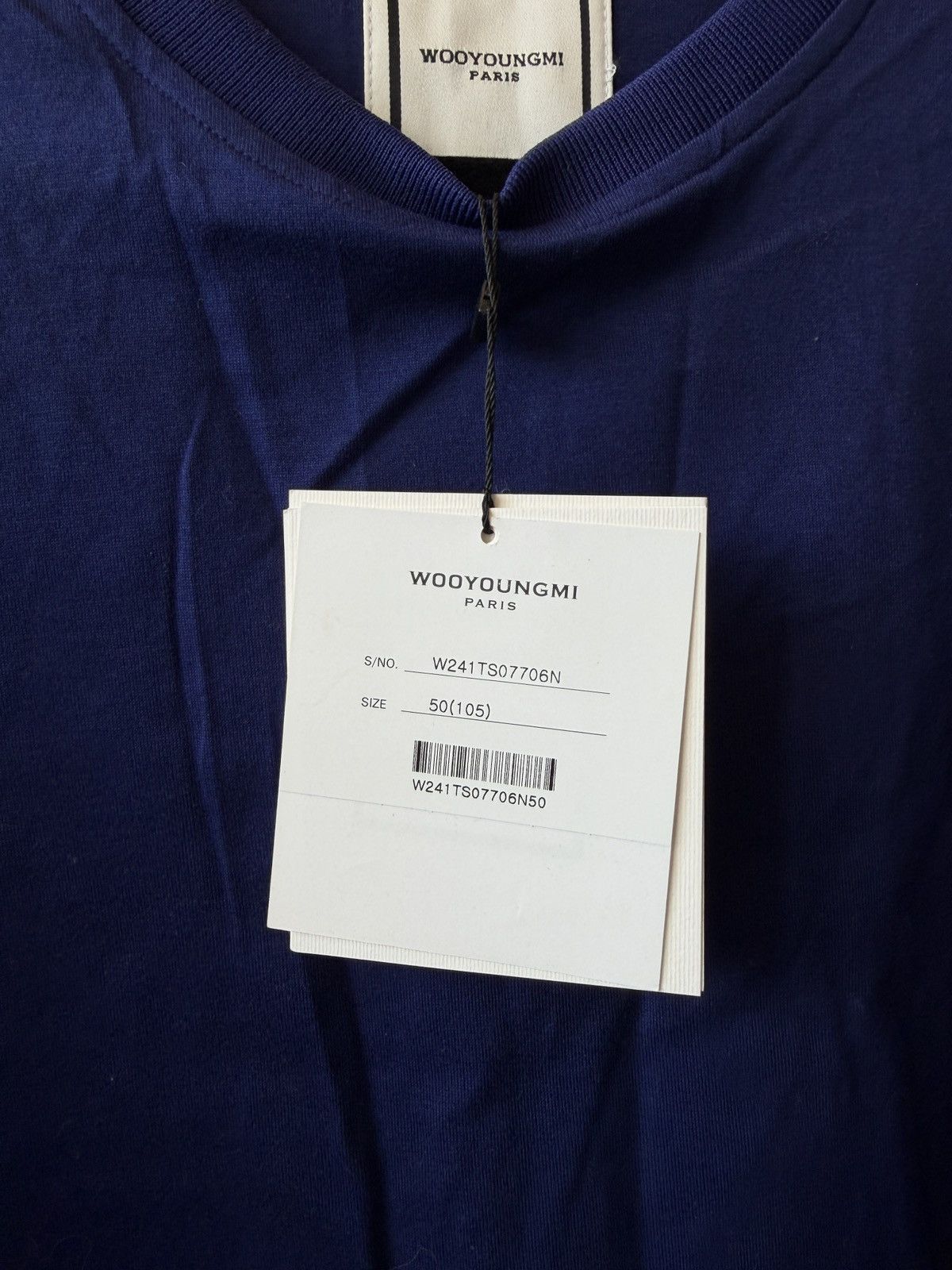 Wooyoungmi Wooyoungmi classic tshirt in blue Size US M / EU 48-50 / 2 - 2 Thumbnail