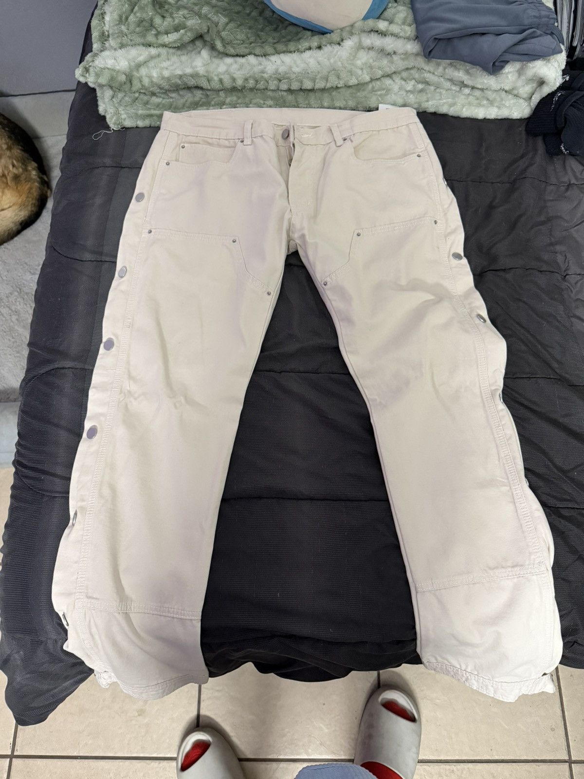 MNML Snap Western Pants (Pale Tan) Sz33 Size US 33 - 1 Thumbnail