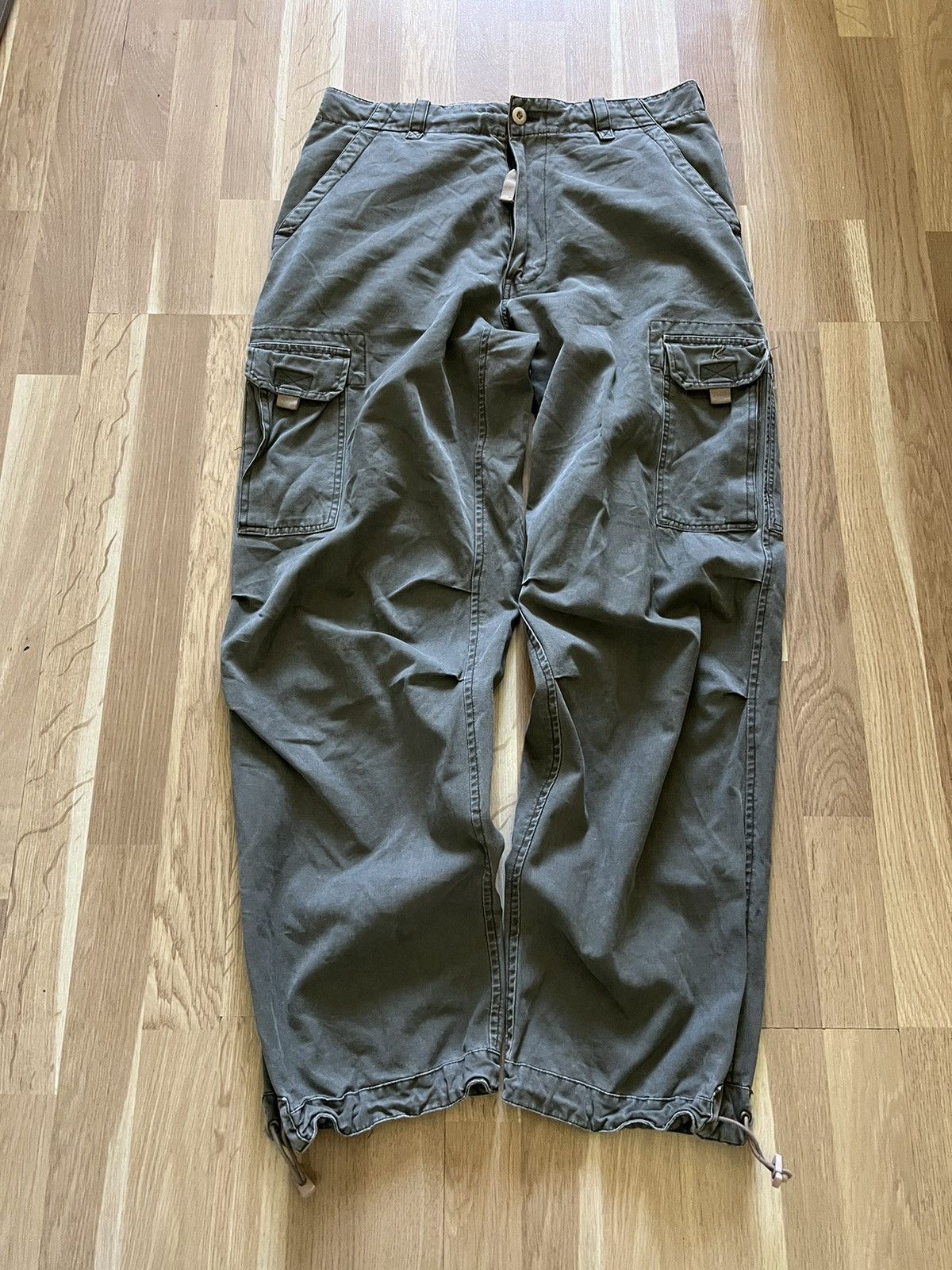 Pre-owned Avant Garde X If Six Was Nine Vintage If6was9 Style Archive Cargo Pants Carhartt Y2k 90's In Green