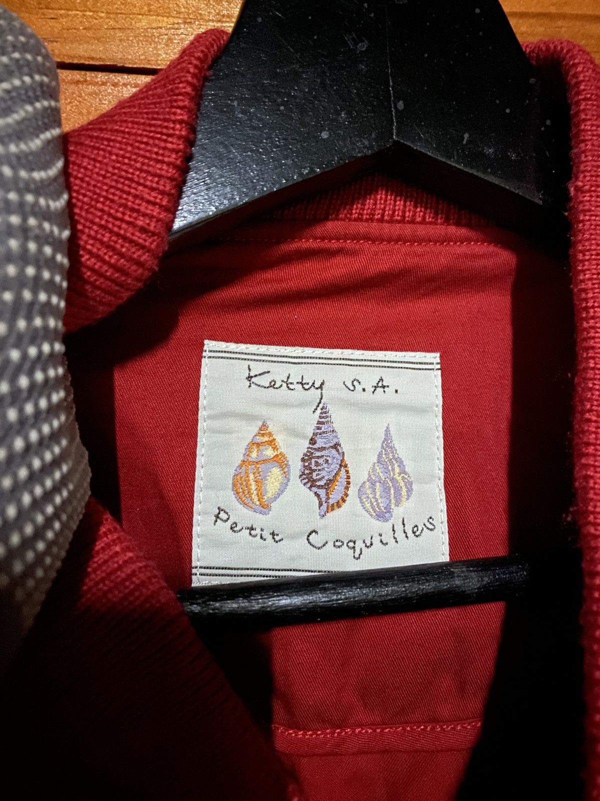Japanese Brand Vintage Ketty S.A. Petit Coquilles Embroidered Bomber Jacket Size US L / EU 52-54 / 3 - 6 Thumbnail