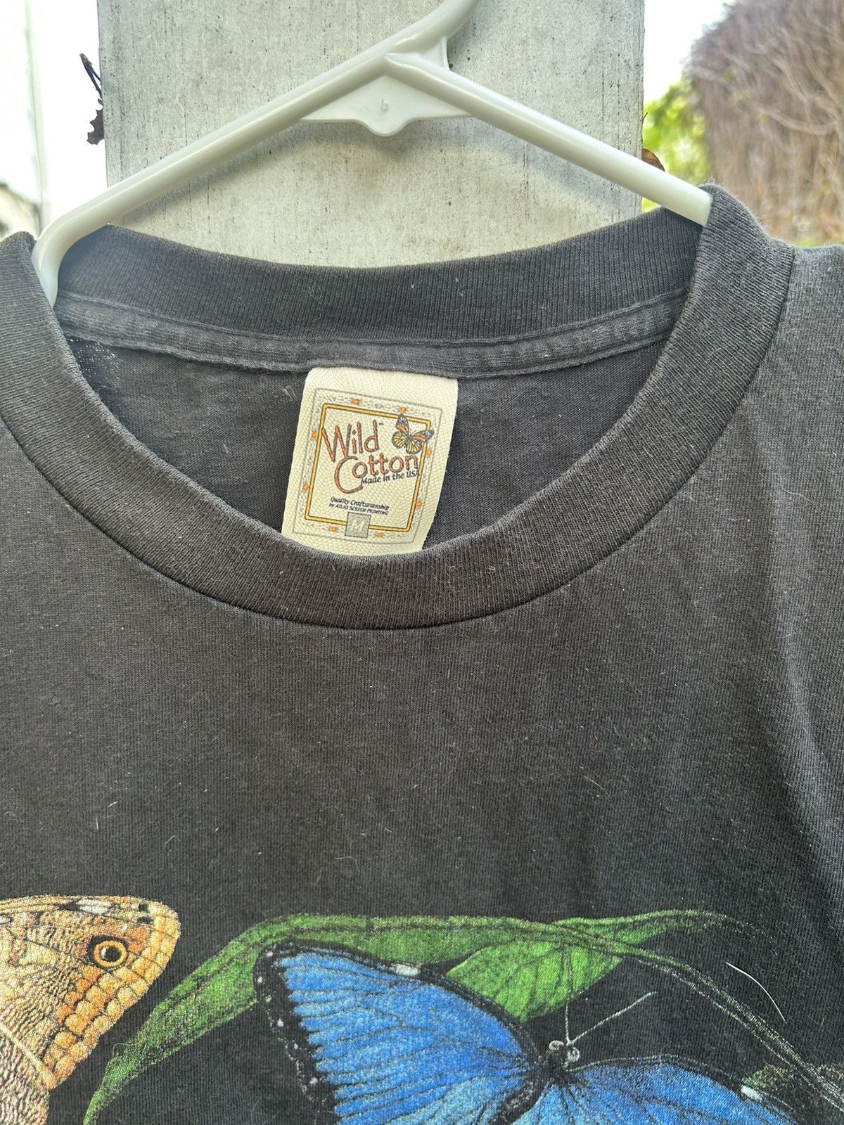 Comfort Colors Butterfly vintage black t-shirt Size US M / EU 48-50 / 2 - 5 Thumbnail