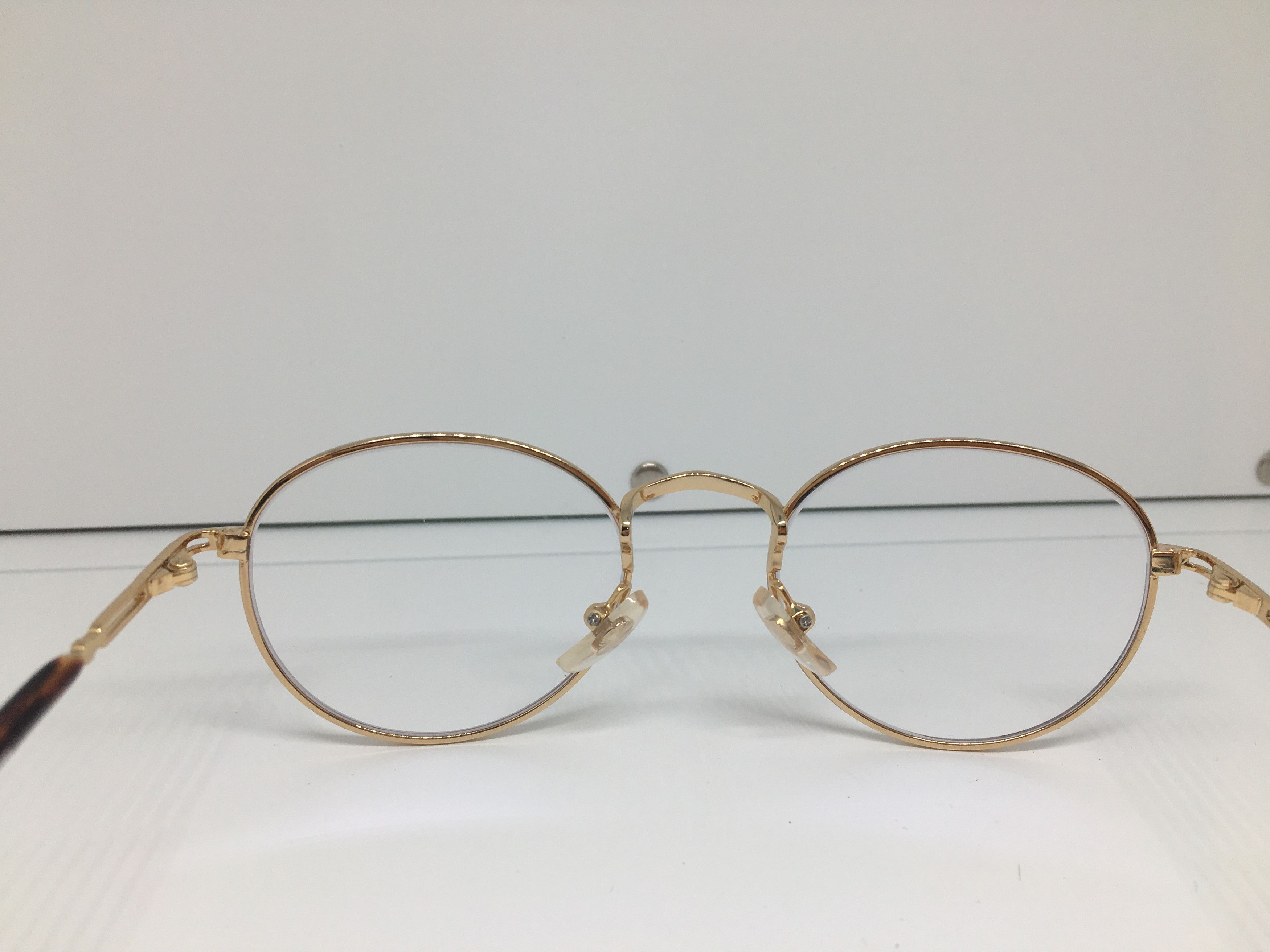 Vintage Vintage CARVO Gold Metal Eyeglasses Frame Size ONE SIZE - 5 Thumbnail