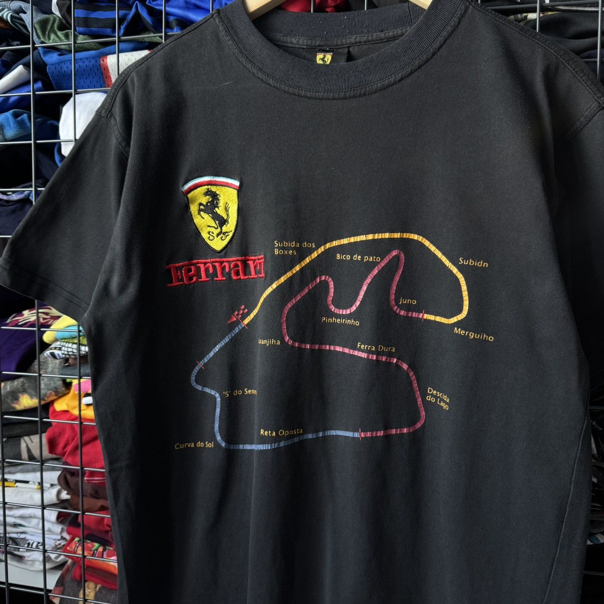 Ferrari Vintage Ferrari Interlagos Brazil Formula One T-shirt Size US M / EU 48-50 / 2 - 2 Thumbnail