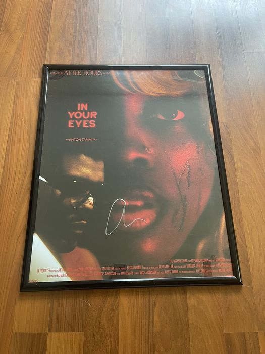 The Weeknd The Weeknd After Hours SIGNED Movie Poster Grailed