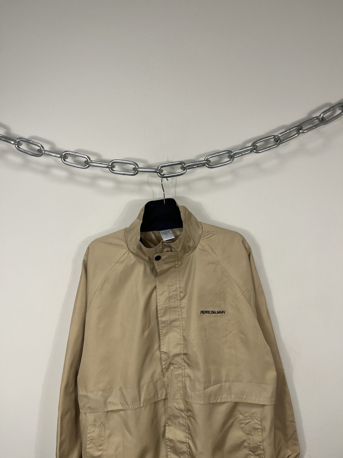 Pierre Balmain Vintage Pierre Balmain 90s Rare Luxury Windbreaker Jacket Size US XL / EU 56 / 4 - 2 Thumbnail