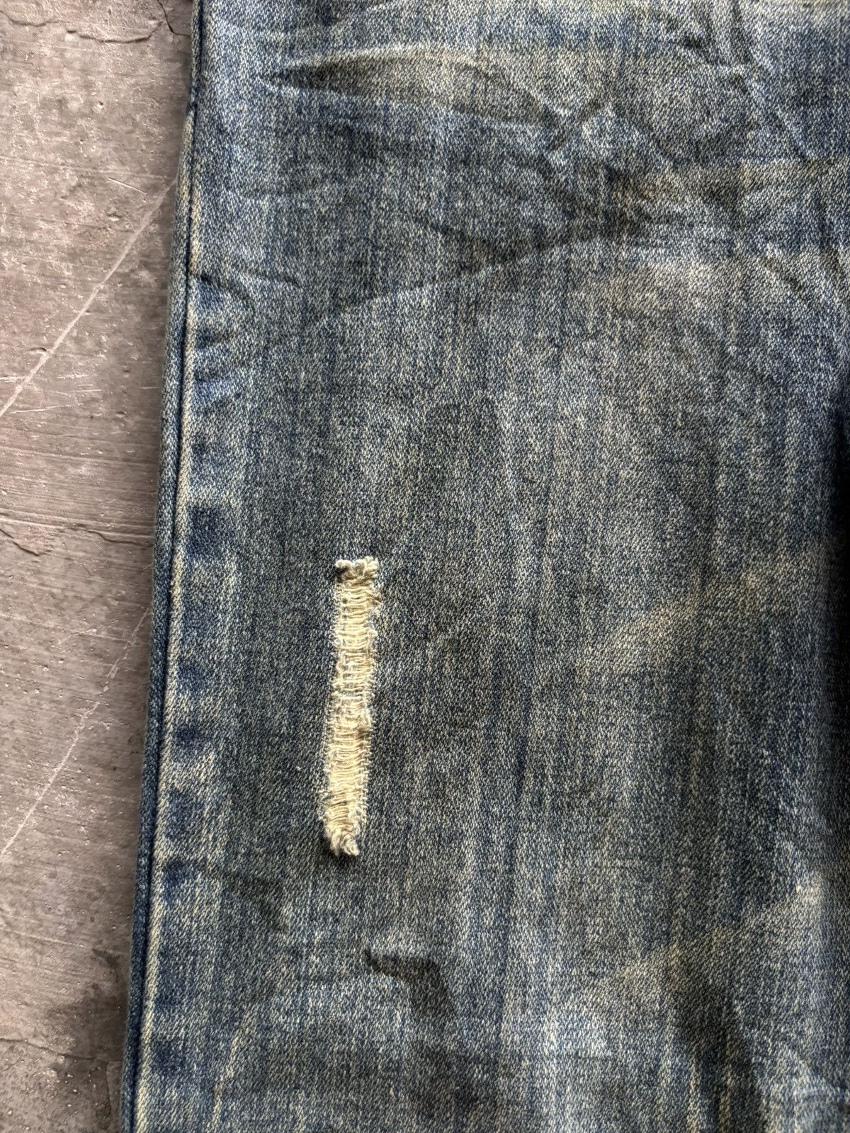 If Six Was Nine NYLAUS flare distressed rusty wash punk grunge japanese Size US 32 / EU 48 - 11 Thumbnail