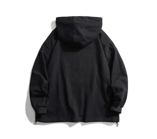 Japanese Brand New 2022 Stylish Black Hoodie Jacket Sweatshirt Size US XL / EU 56 / 4 - 2 Thumbnail