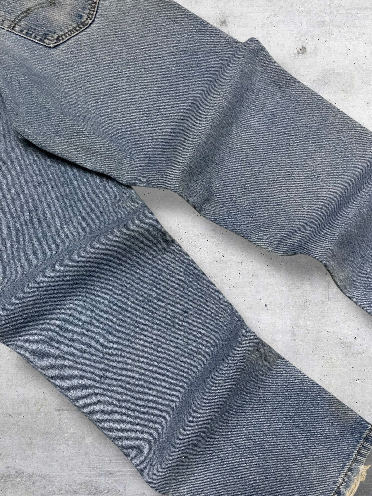Levi's Vintage Clothing VINTAGE LEVIS 550 90S DESIGNER DISTRESSED TRASH DENIM Size US 32 / EU 48 - 14 Thumbnail