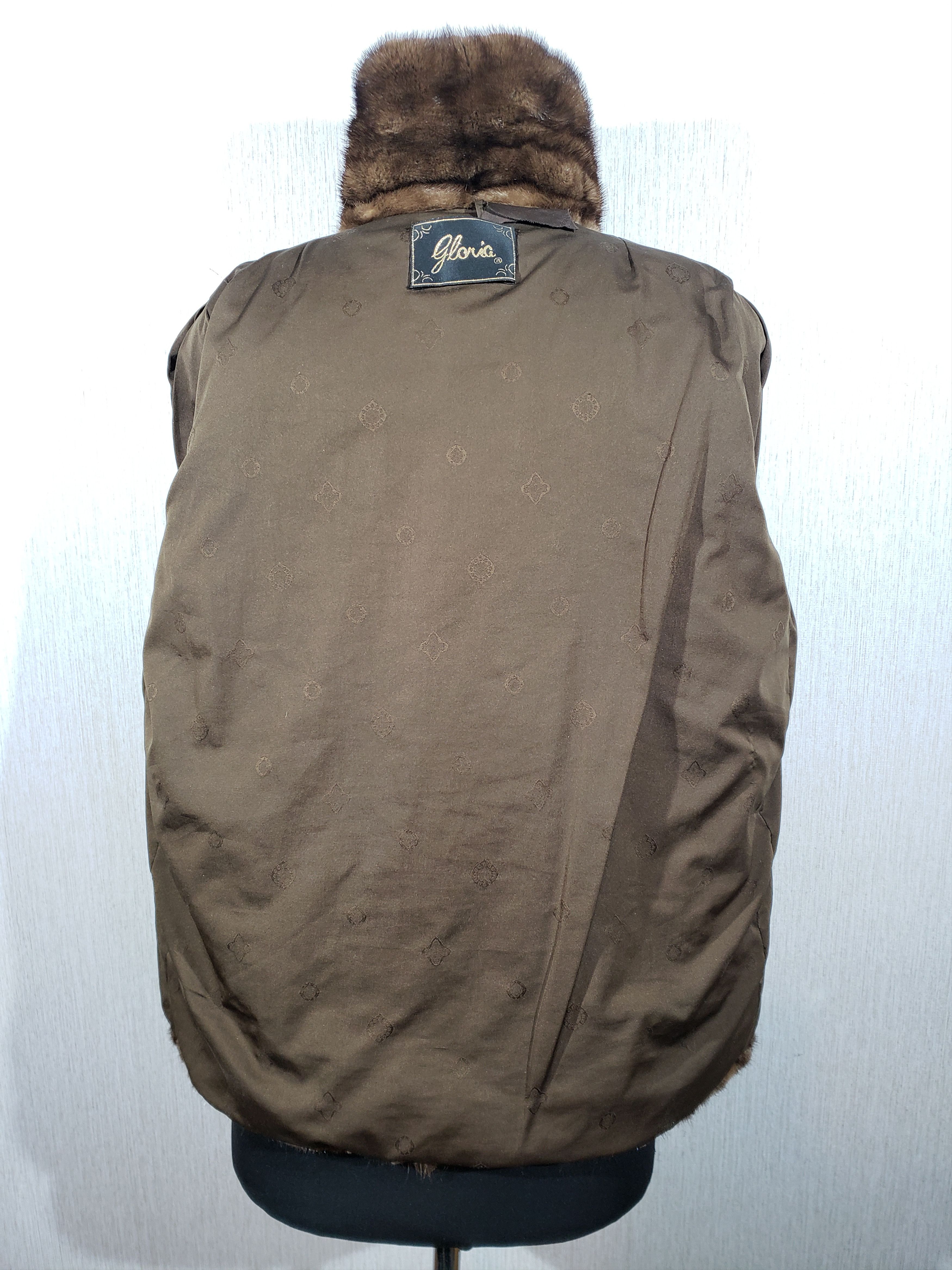 Other Stylish brown women's mink coat. Size XL / US 12-14 / IT 48-50 - 8 Thumbnail