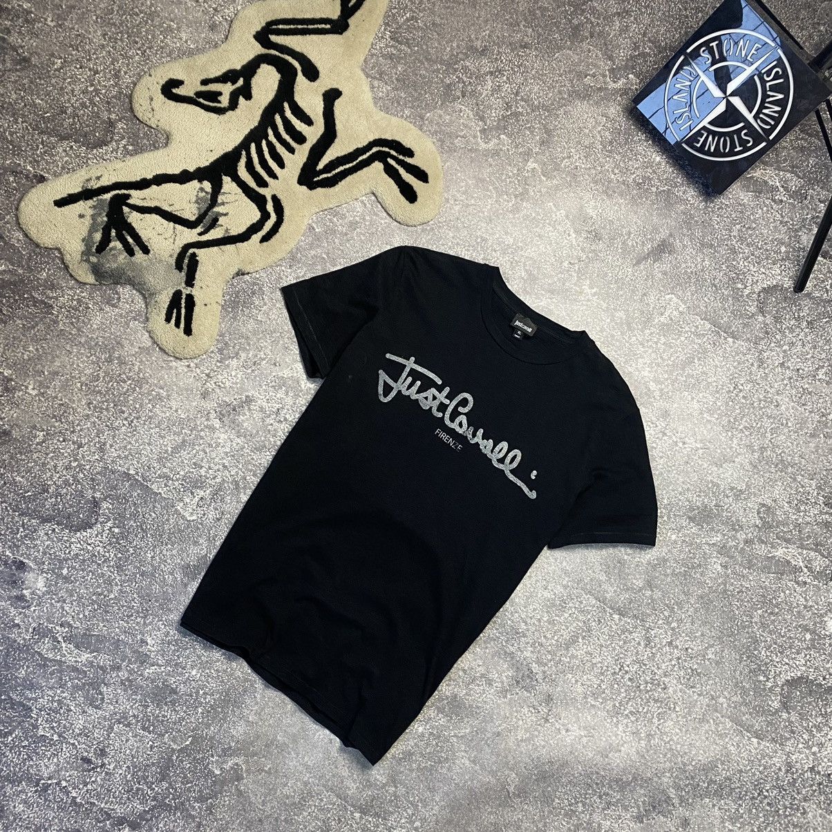 Just Cavalli Luxury Just Cavalli designer Big logo y2k tee Size US XL / EU 56 / 4 - 2 Thumbnail