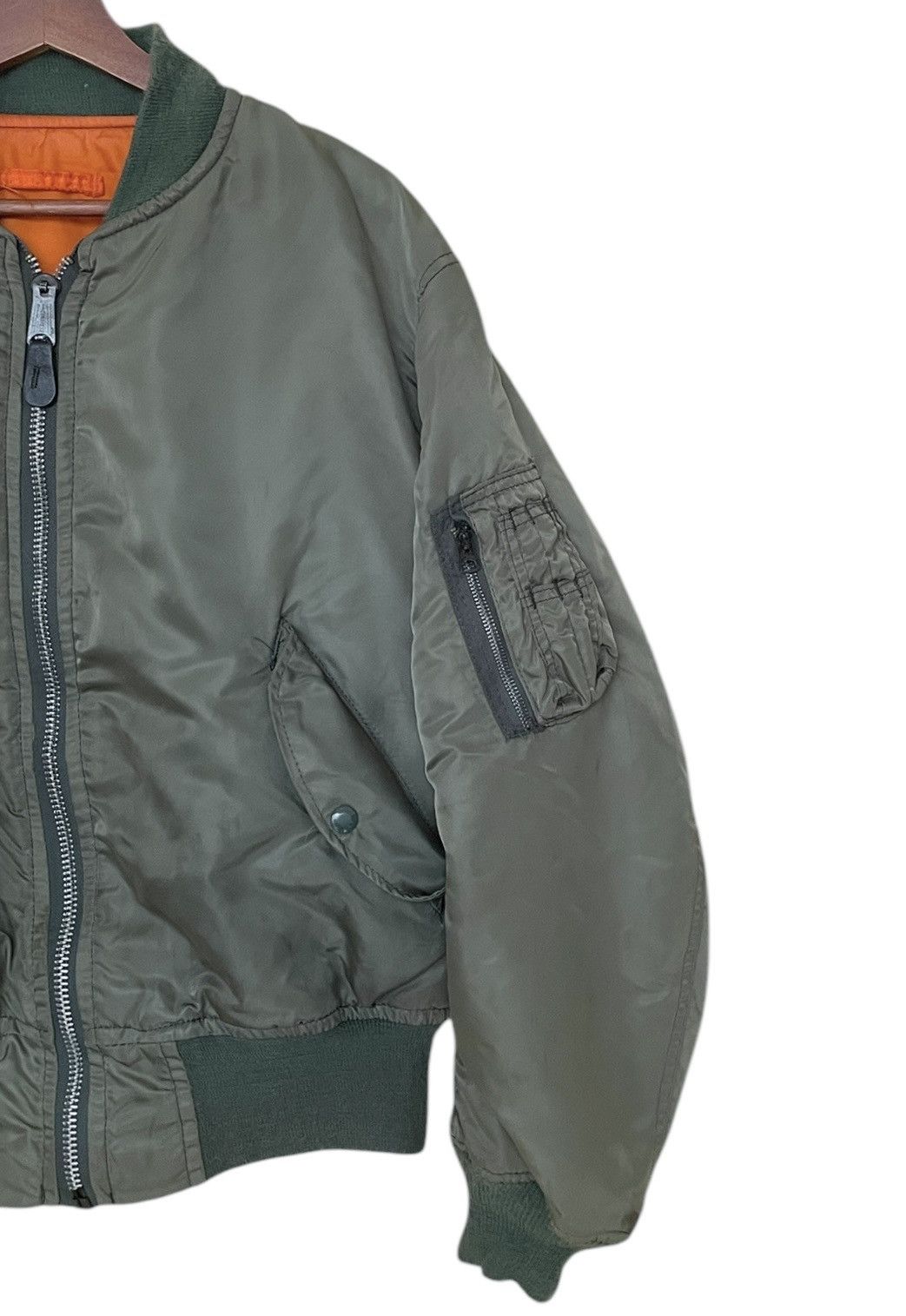 Vintage Vintage USAF MA-1 Fly Jacket 1980s Size US L / EU 52-54 / 3 - 4 Thumbnail